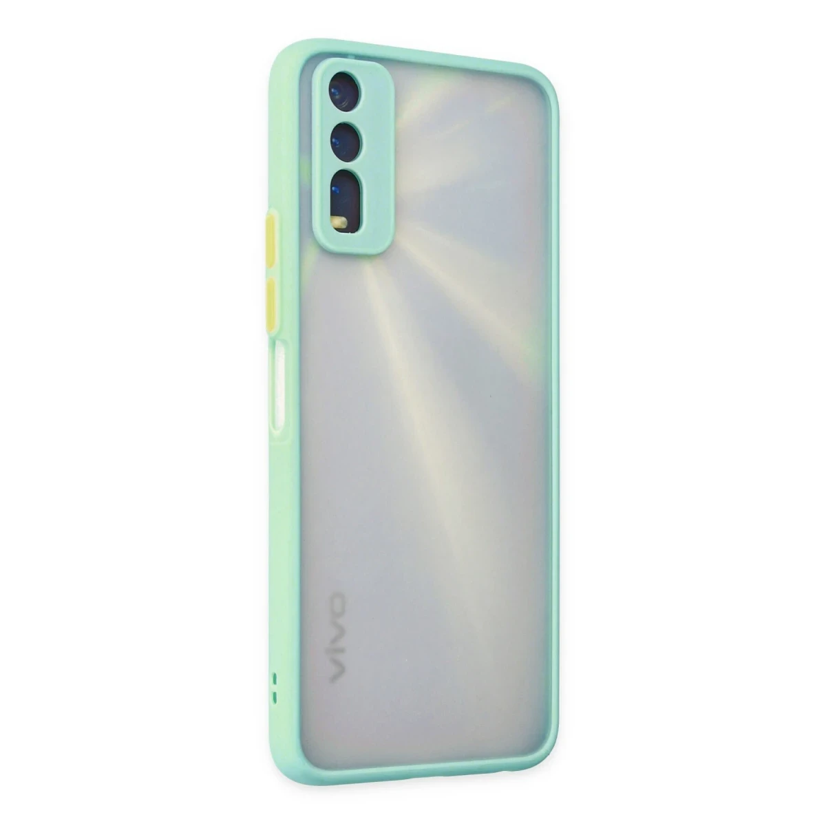 Newface Vivo Y11S Kılıf Montreal Silikon Kapak - Turkuaz