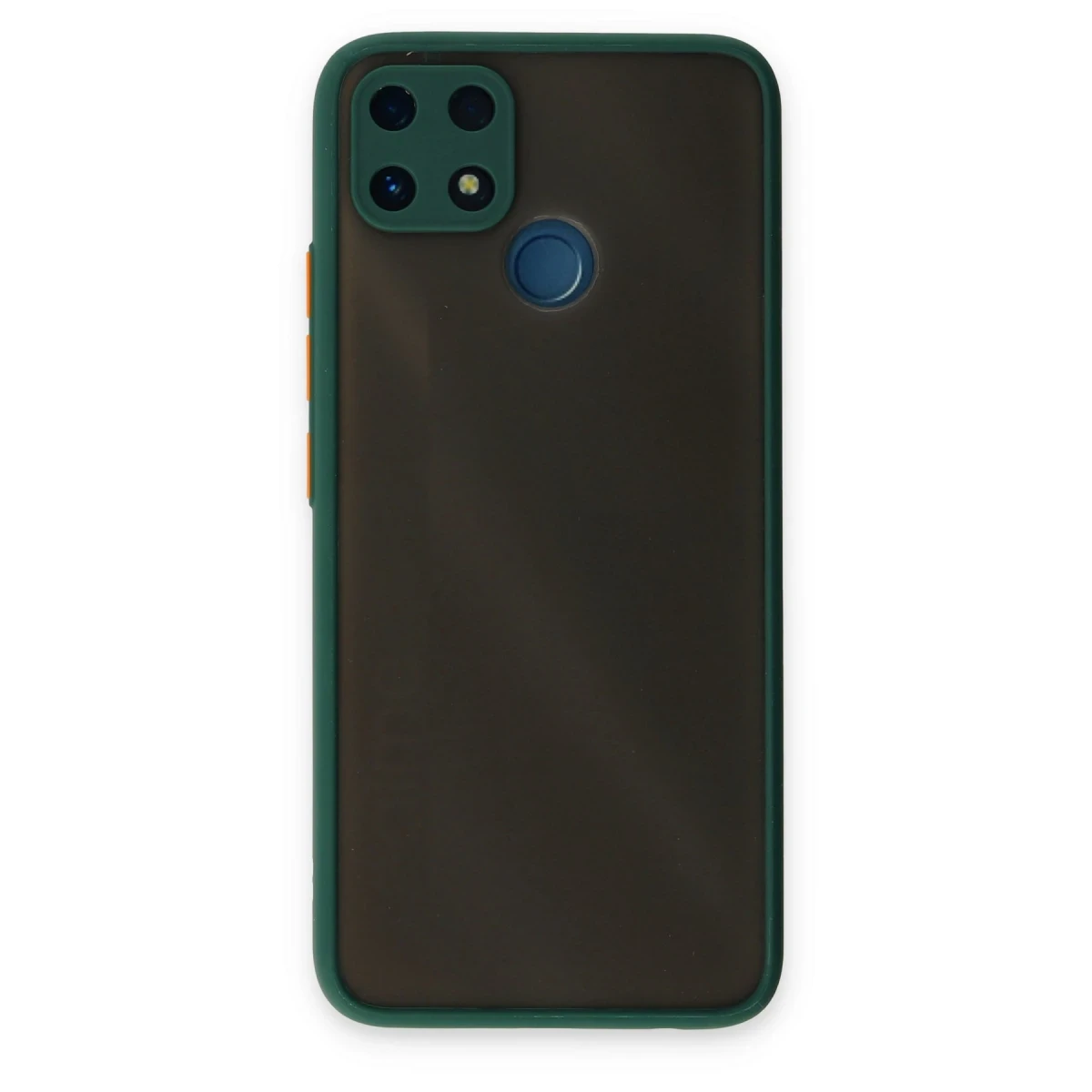 Newface Realme C25 Kılıf Montreal Silikon Kapak - Yeşil