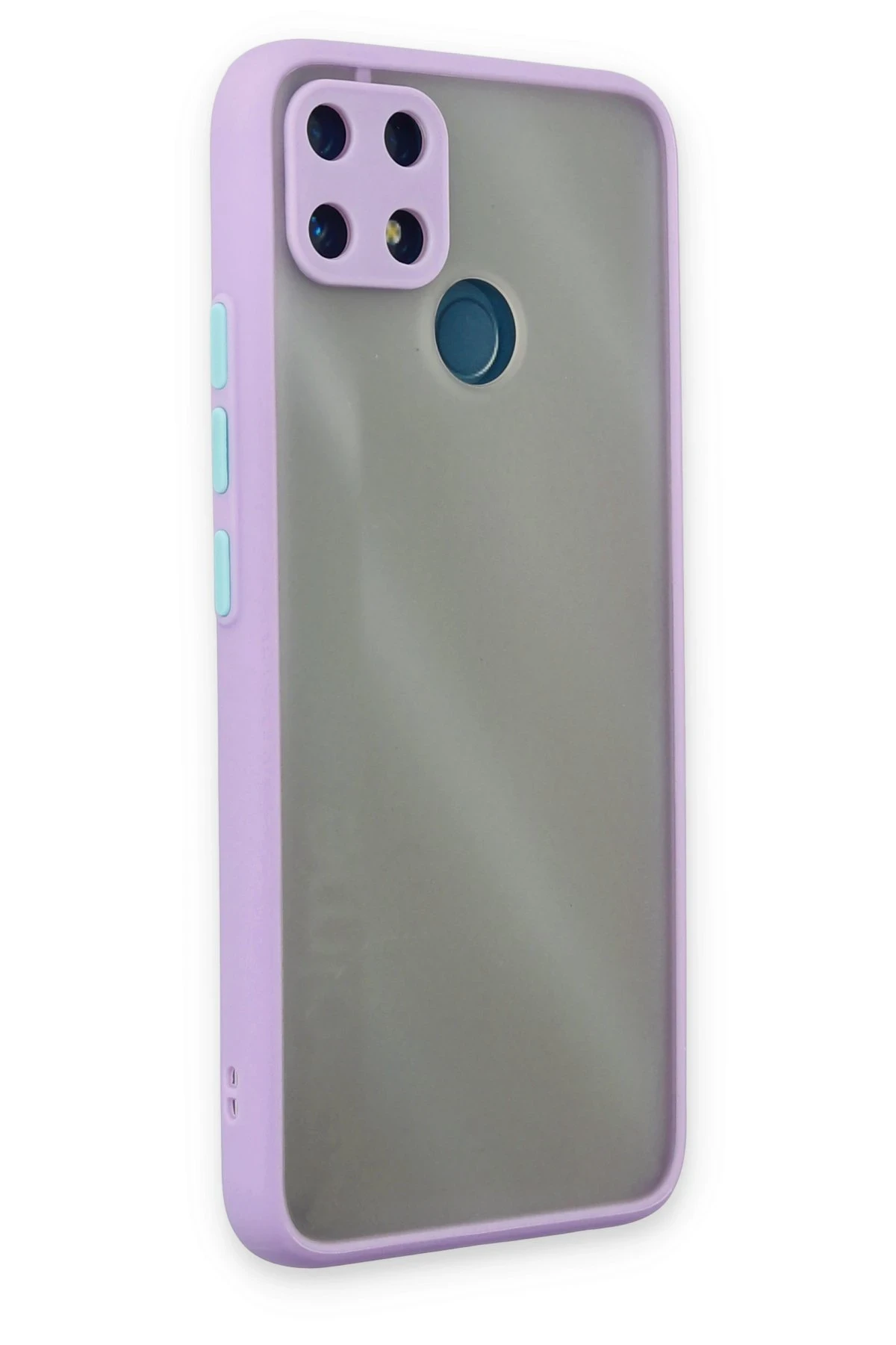 Newface Realme C25 Kılıf Montreal Silikon Kapak - Mor