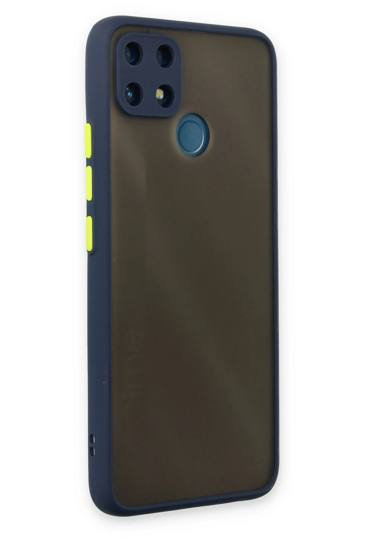 Newface Realme C25 Kılıf Montreal Silikon Kapak - Lacivert