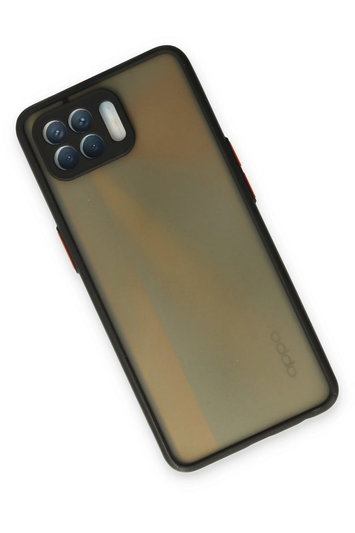 Newface Oppo Reno 4 Lite Kılıf Montreal Silikon Kapak - Siyah