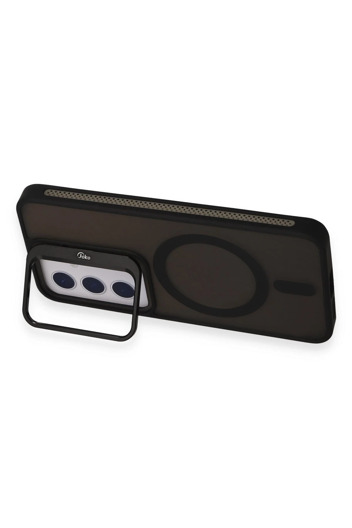 Joko Samsung Galaxy S24 Flet Lens Magsafe Kapak - Siyah