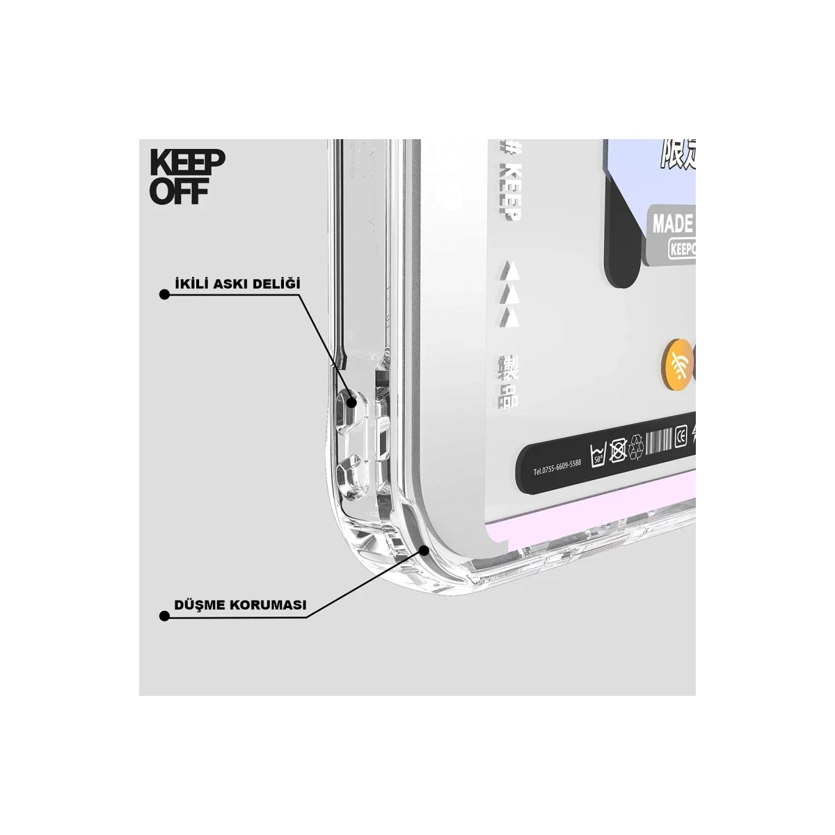 Keep Off Apple iPhone 15 Pro Imagination Of Time Magsafe Kapak - Extraordinary — görsel 11