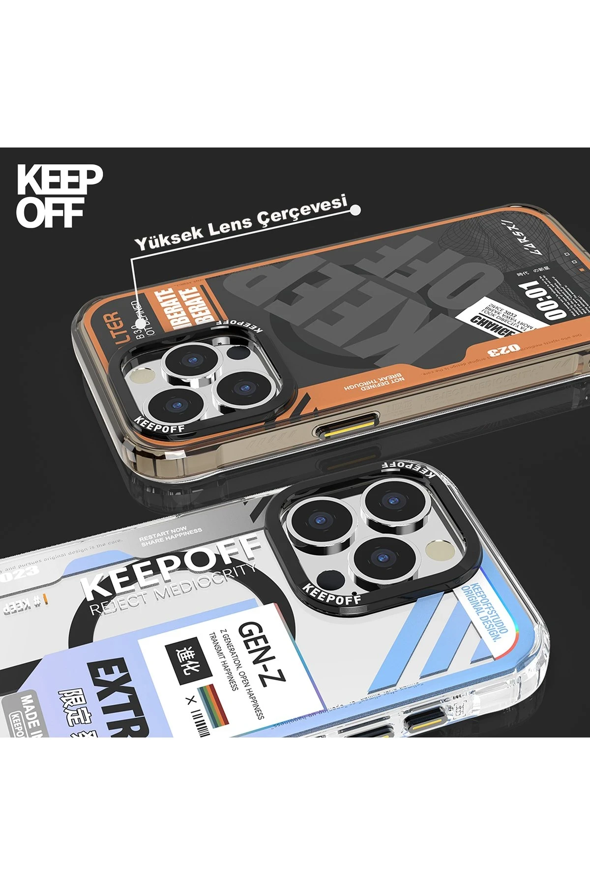 Keep Off Apple iPhone 15 Pro Max Imagination Of Time Magsafe Kapak - Escape From — görsel 5
