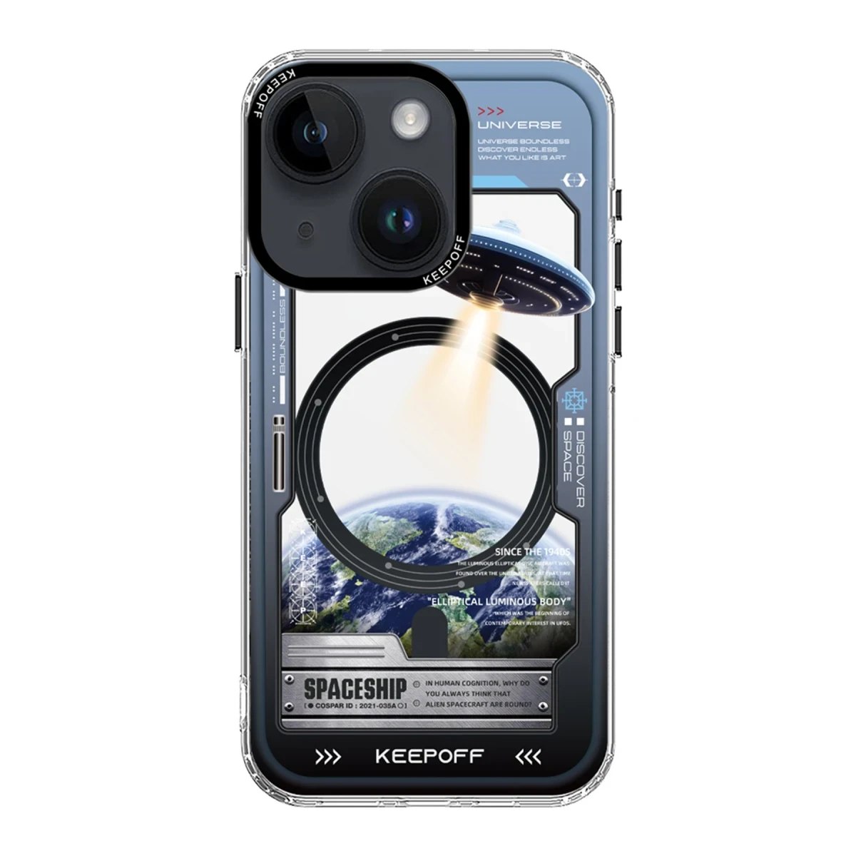 Keep Off Apple iPhone 15 Aerospace Magsafe Kapak - Aircraft — görsel 8