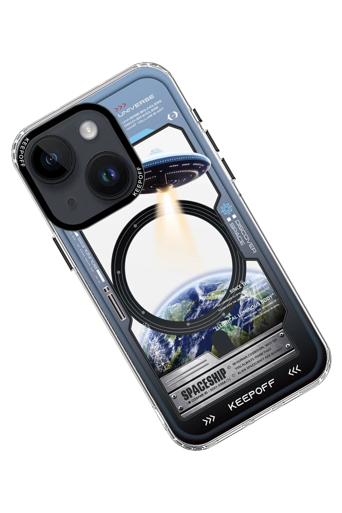 Keep Off Apple iPhone 15 Aerospace Magsafe Kapak - Aircraft — görsel 2