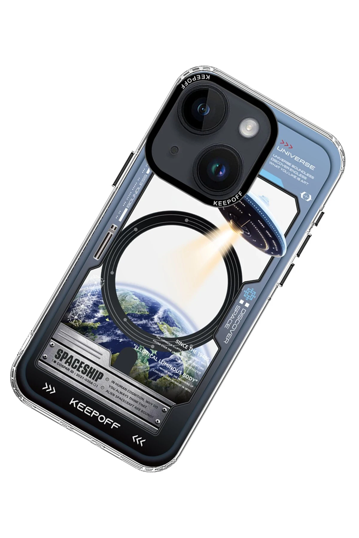 Keep Off Apple iPhone 15 Aerospace Magsafe Kapak - Aircraft — görsel 3