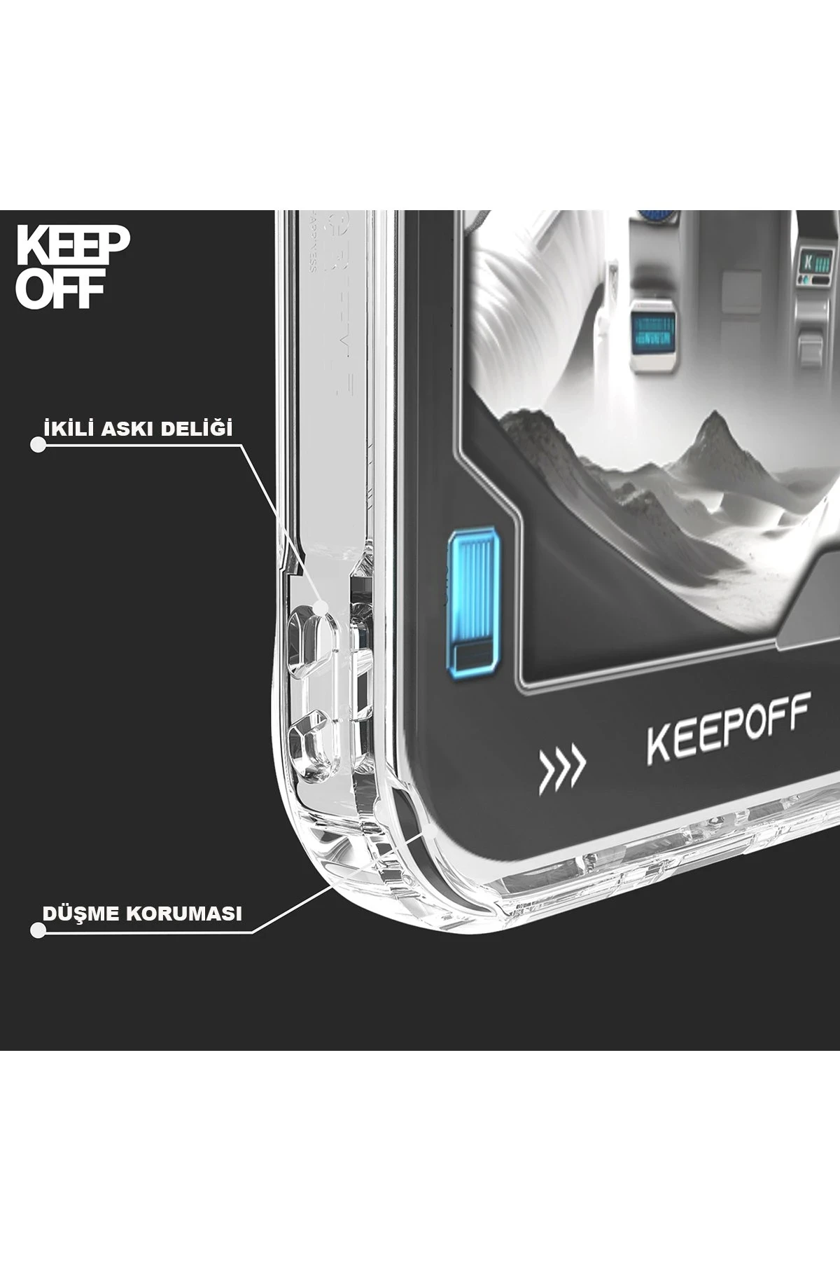 Keep Off Apple iPhone 15 Pro Aerospace Magsafe Kapak - Explore — görsel 4