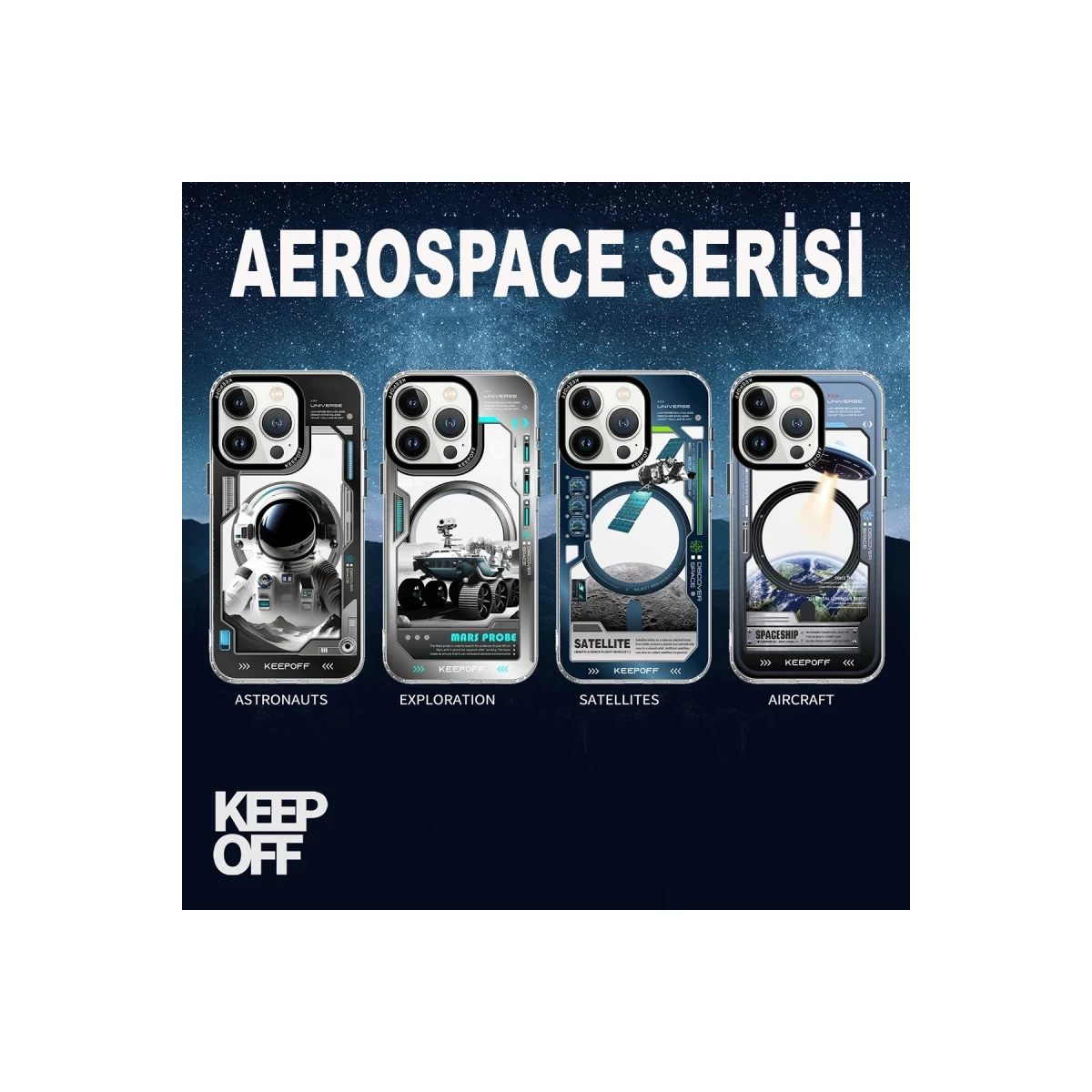 Keep Off Apple iPhone 15 Pro Aerospace Magsafe Kapak - Explore — görsel 12