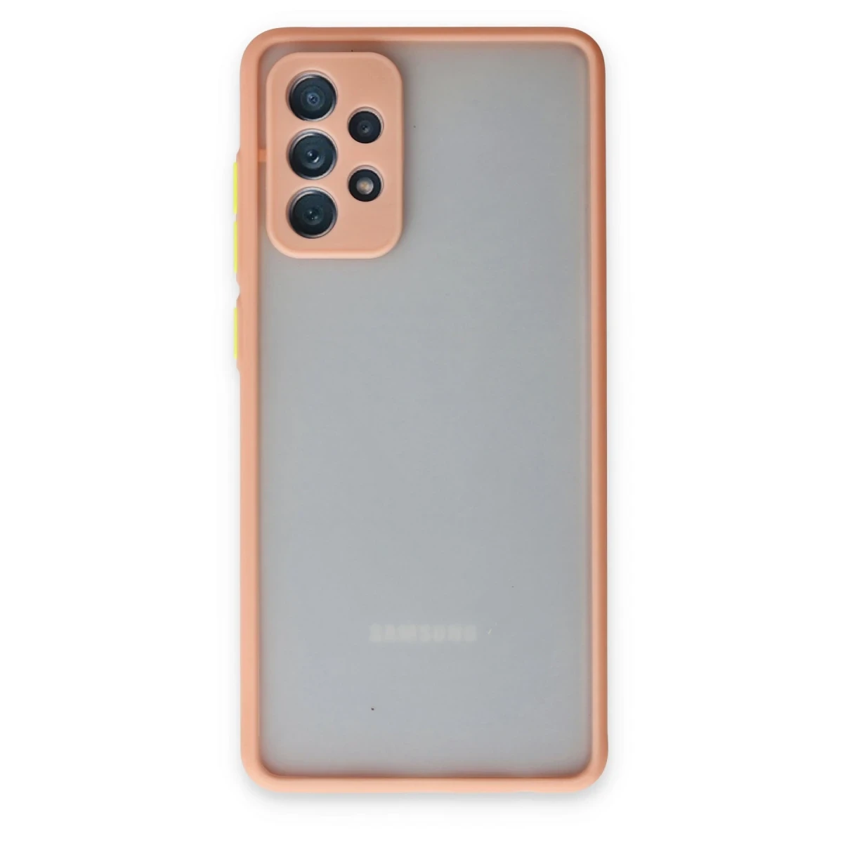 Newface Samsung Galaxy A52 Kılıf Montreal Silikon Kapak - Pembe