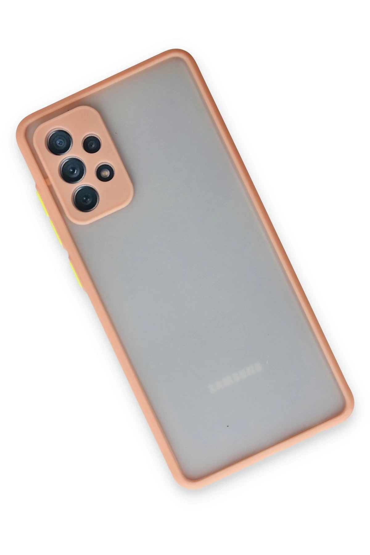 Newface Samsung Galaxy A72 Kılıf Montreal Silikon Kapak - Pembe