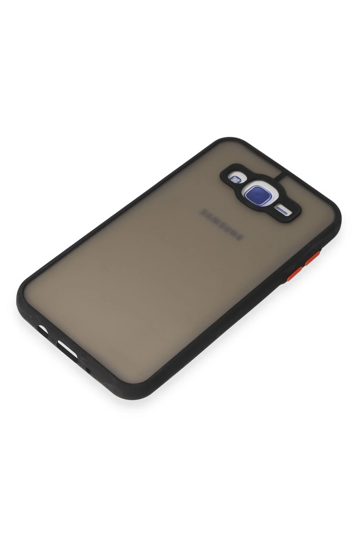 Newface Samsung Galaxy J7 Kılıf Montreal Silikon Kapak - Siyah