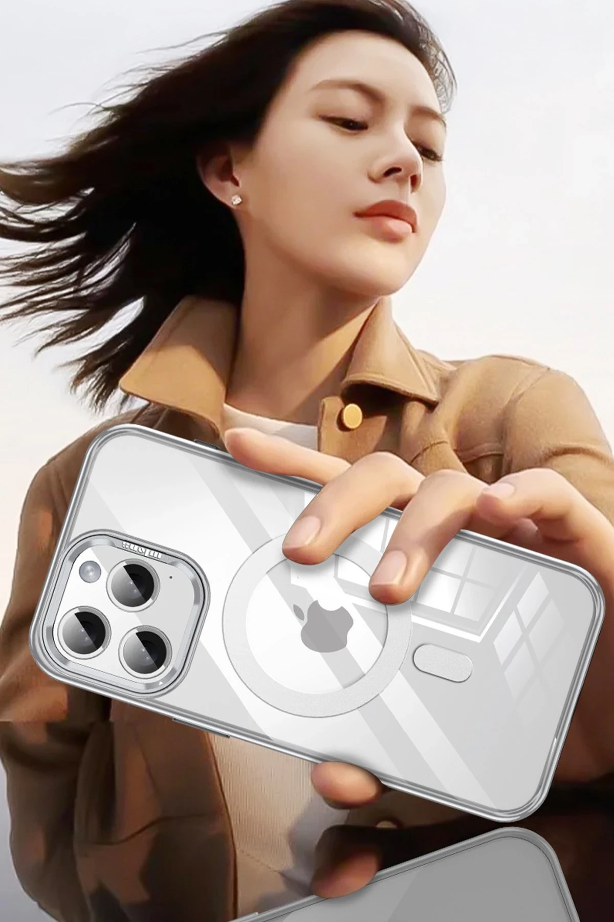 Joko iPhone 14 Pro Drop Magsafe Kapak - Derin Mor