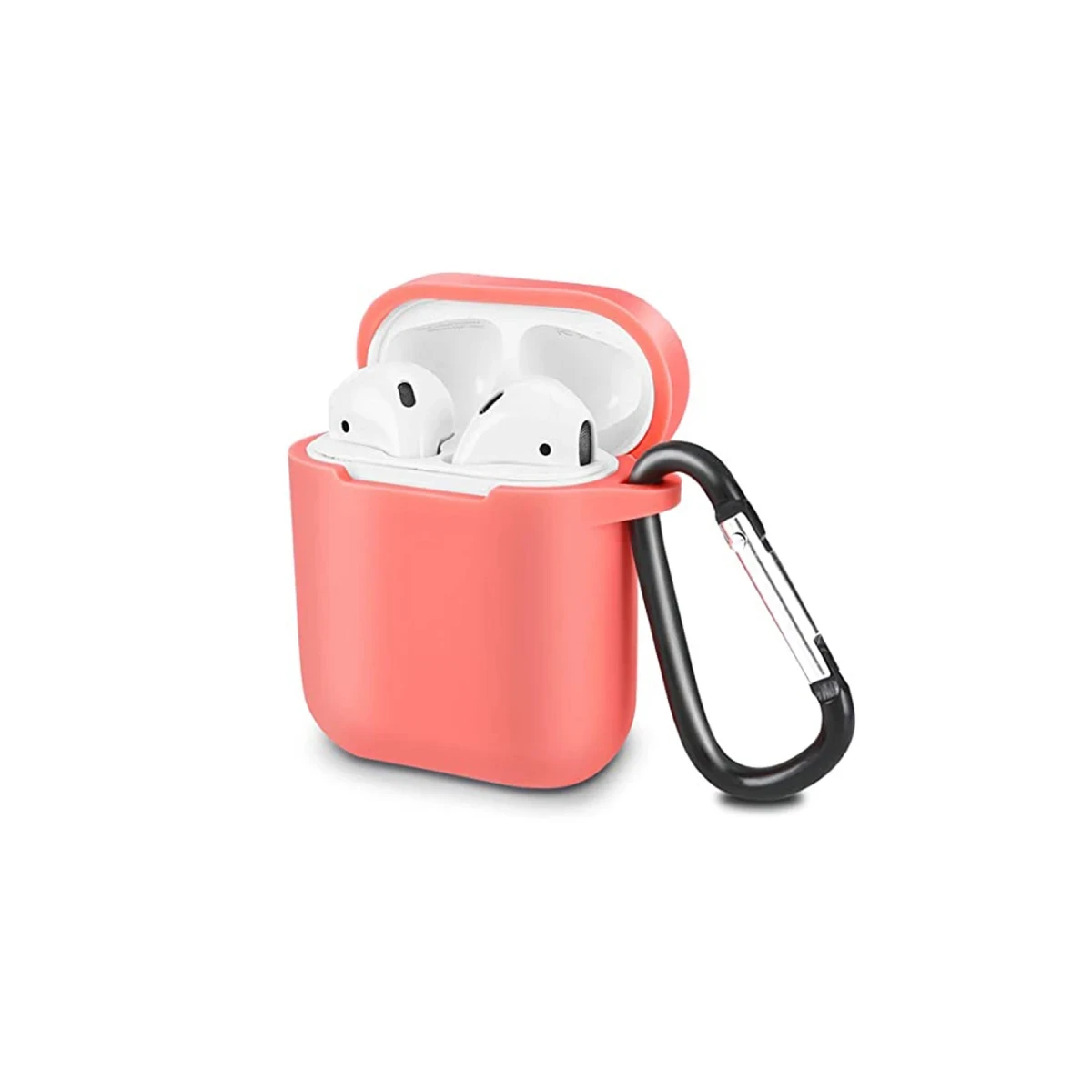 Newface Apple Airpods 2 (2.nesil) Sert Silikon Kılıf - Fuşya