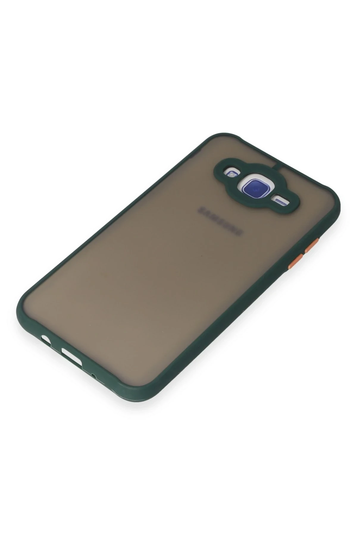 Newface Samsung Galaxy J7 Kılıf Montreal Silikon Kapak - Yeşil