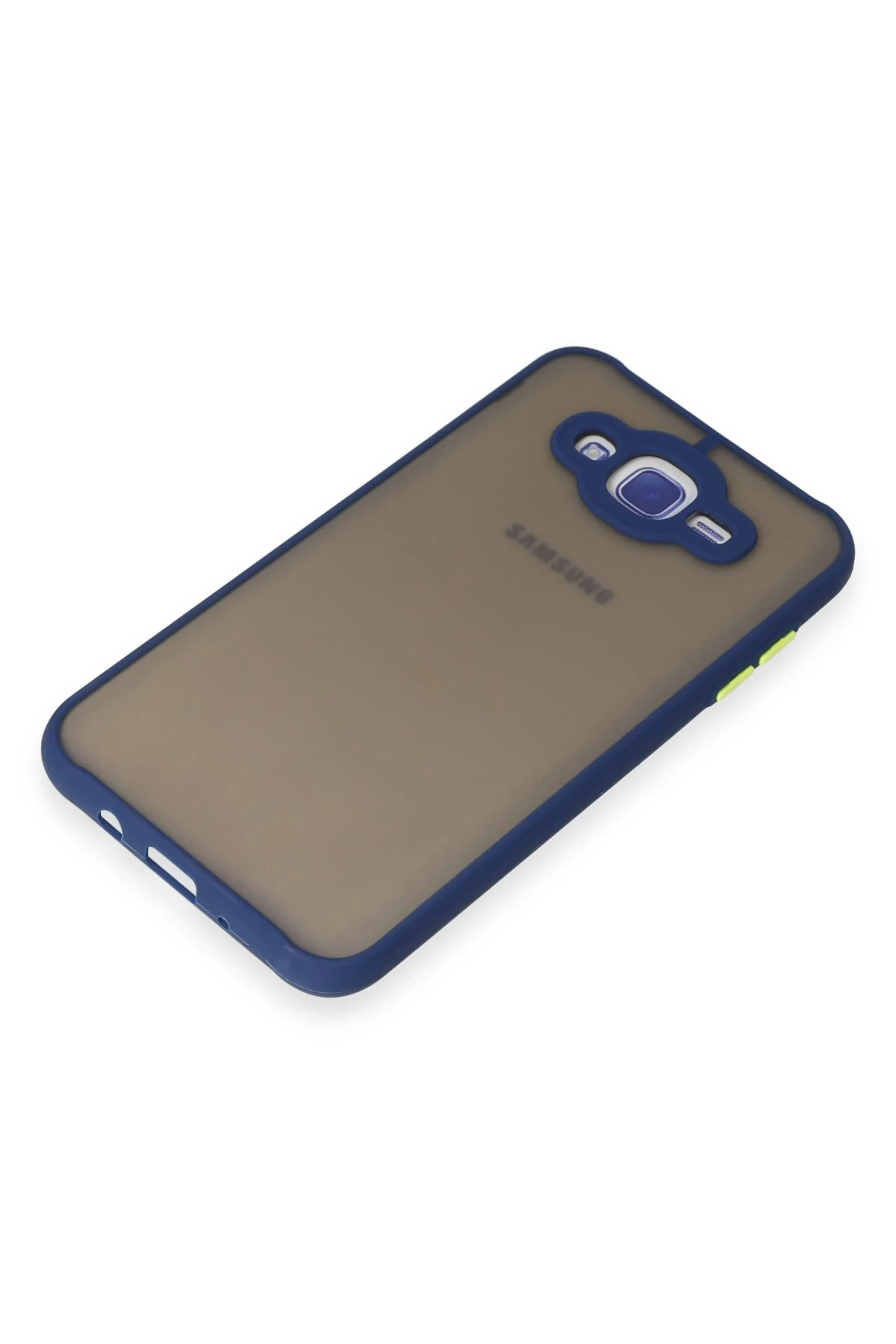 Newface Samsung Galaxy J7 Kılıf Montreal Silikon Kapak - Lacivert