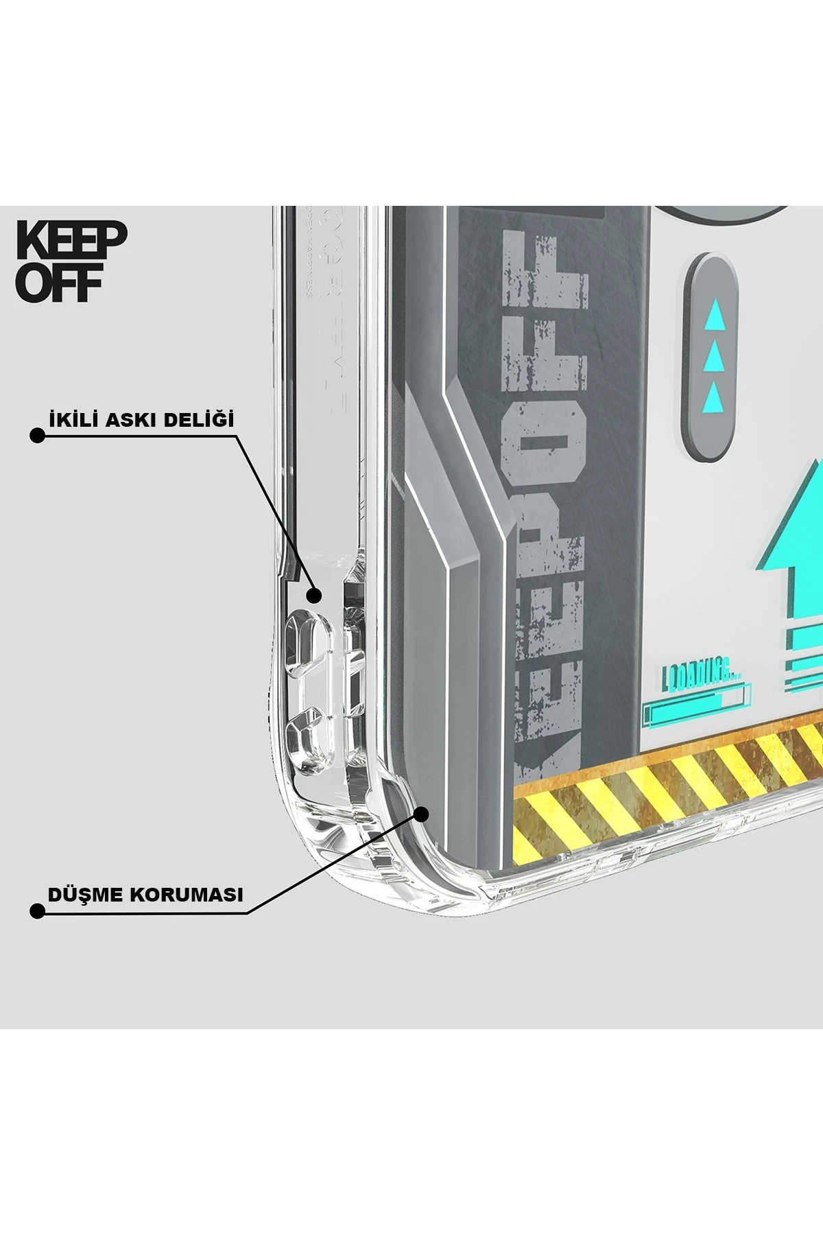 Keep Off Apple iPhone 15 Pro Future Armor Magsafe Kapak - Advance Attack — görsel 4