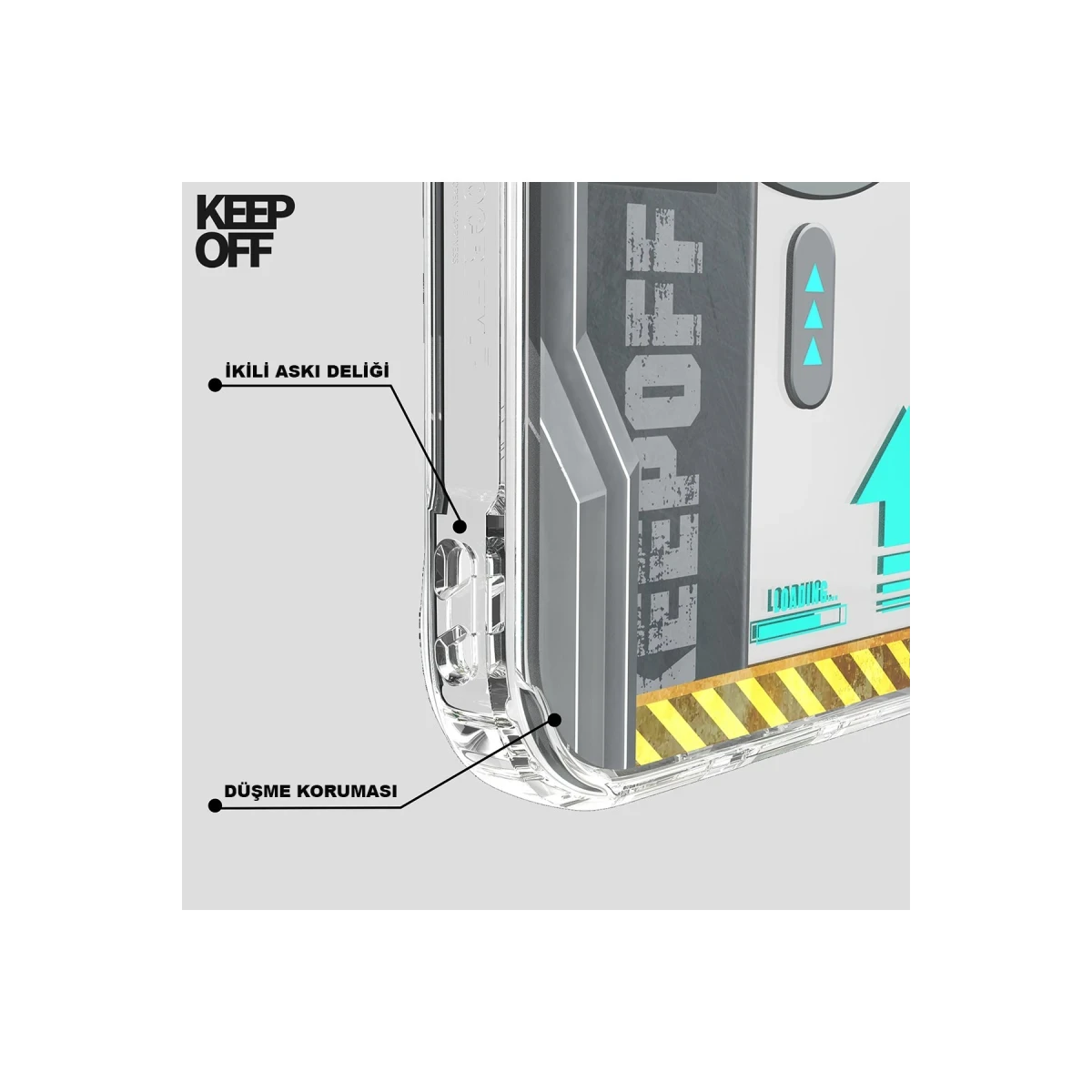 Keep Off Apple iPhone 15 Pro Future Armor Magsafe Kapak - Advance Attack — görsel 11