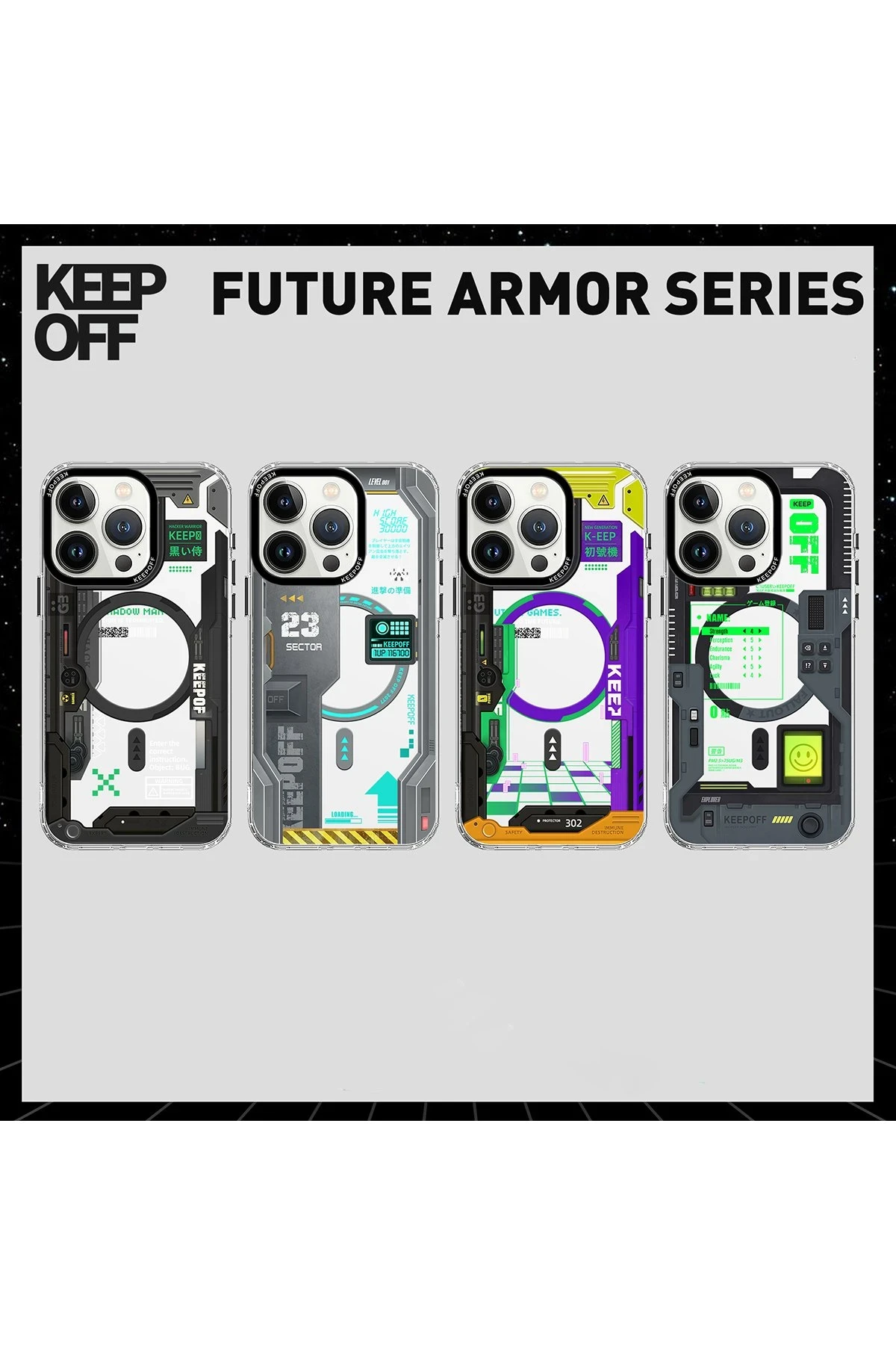 Keep Off Apple iPhone 15 Pro Future Armor Magsafe Kapak - Advance Attack — görsel 5