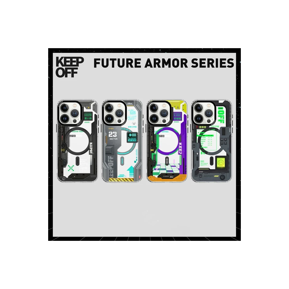 Keep Off Apple iPhone 15 Pro Future Armor Magsafe Kapak - Advance Attack — görsel 12