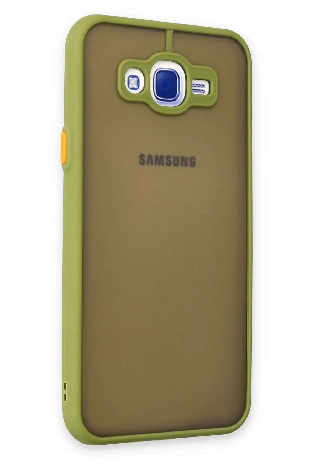 Newface Samsung Galaxy J7 Kılıf Montreal Silikon Kapak - Açık Yeşil