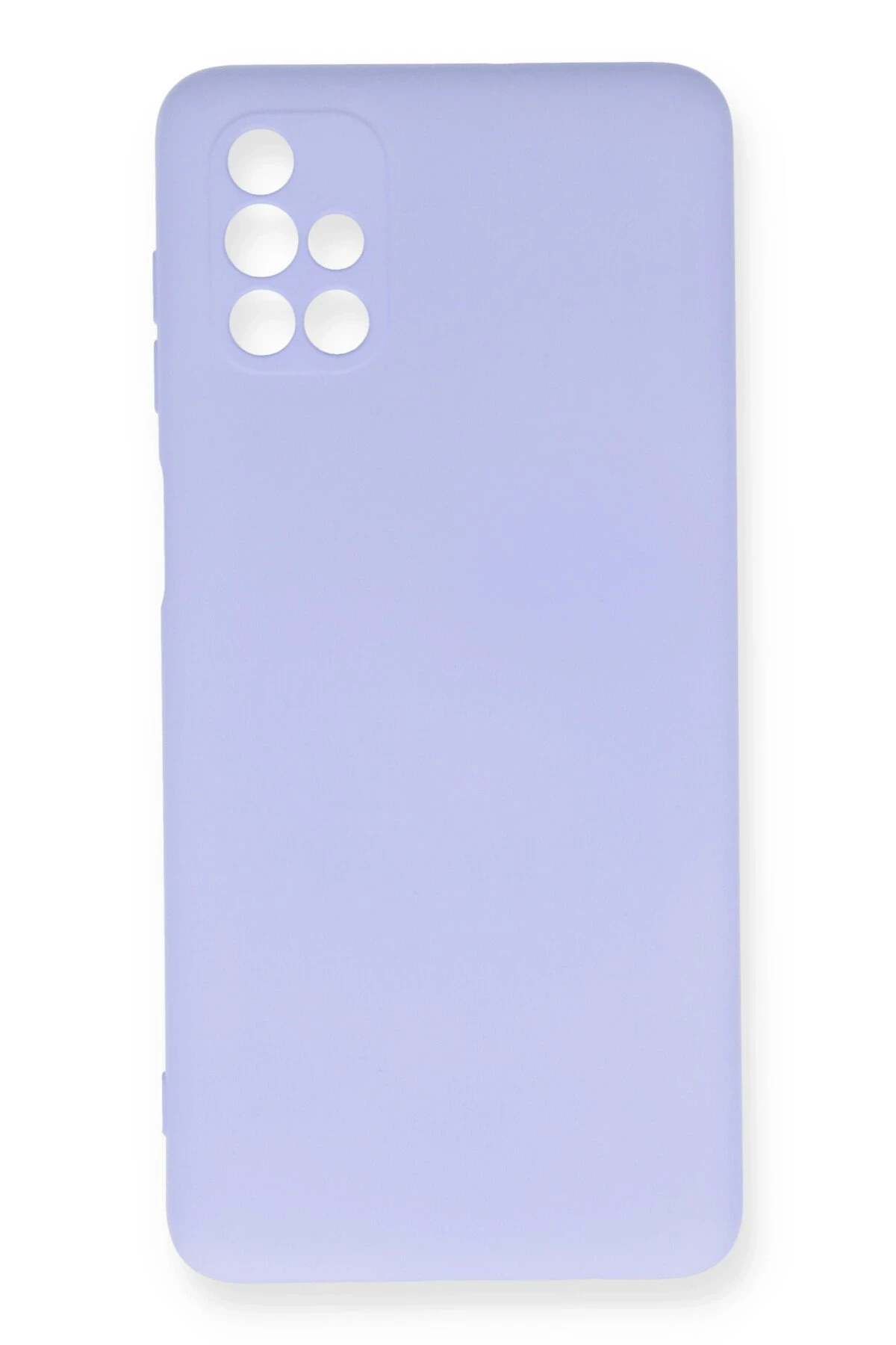 Newface Samsung Galaxy M51 Kılıf Nano içi Kadife Silikon - Lila