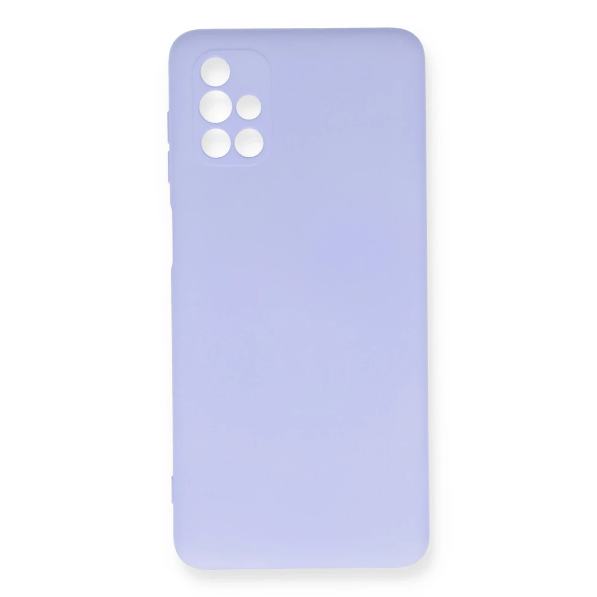Newface Samsung Galaxy M51 Kılıf Nano içi Kadife Silikon - Lila