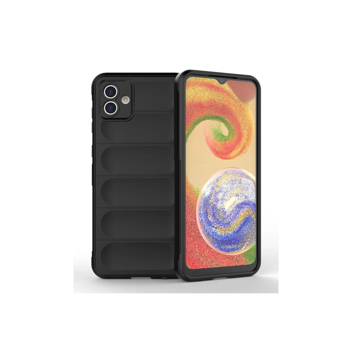 Newface Samsung Galaxy A04E Kılıf Optimum Silikon - Siyah