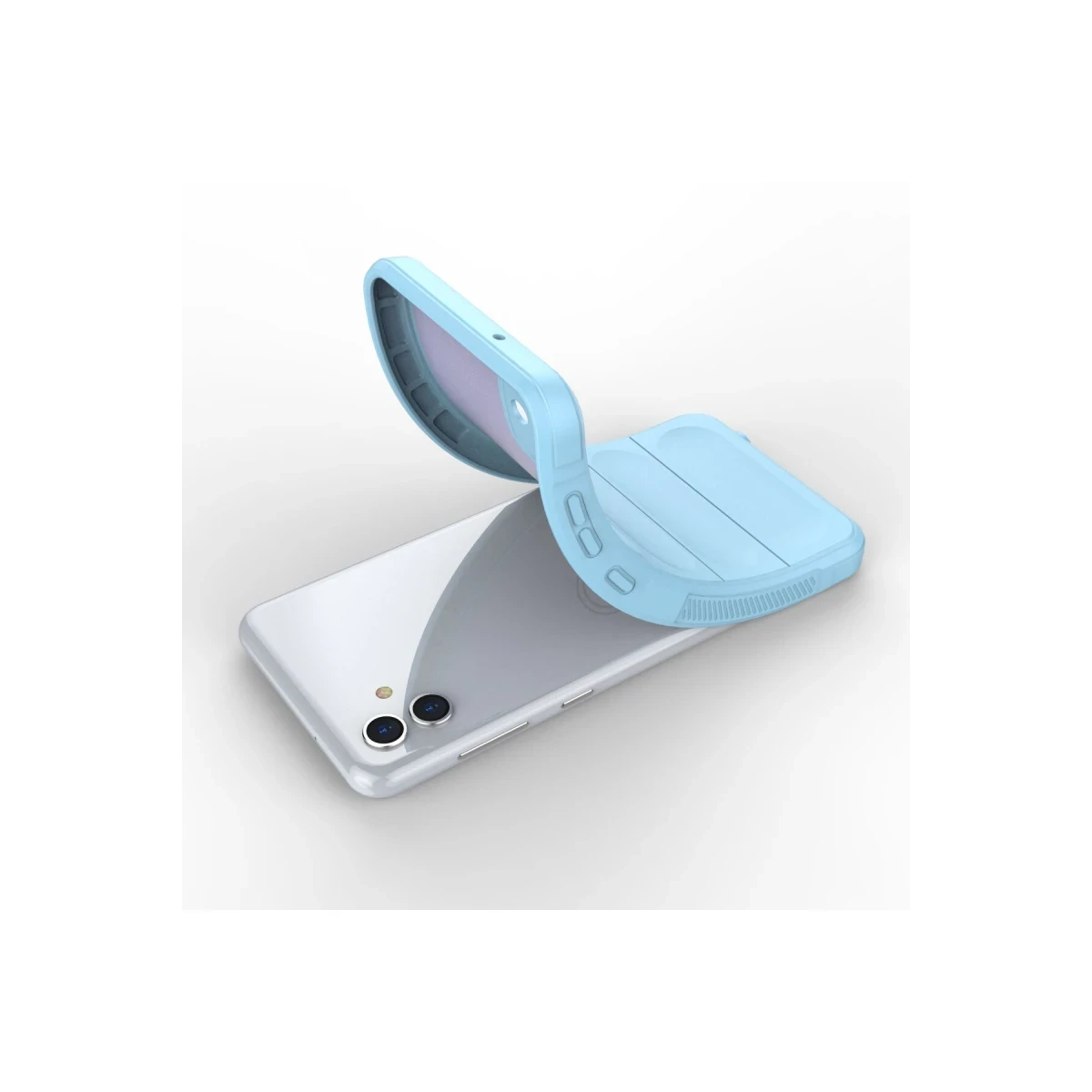 Newface Samsung Galaxy A04E Kılıf Optimum Silikon - Sky Blue