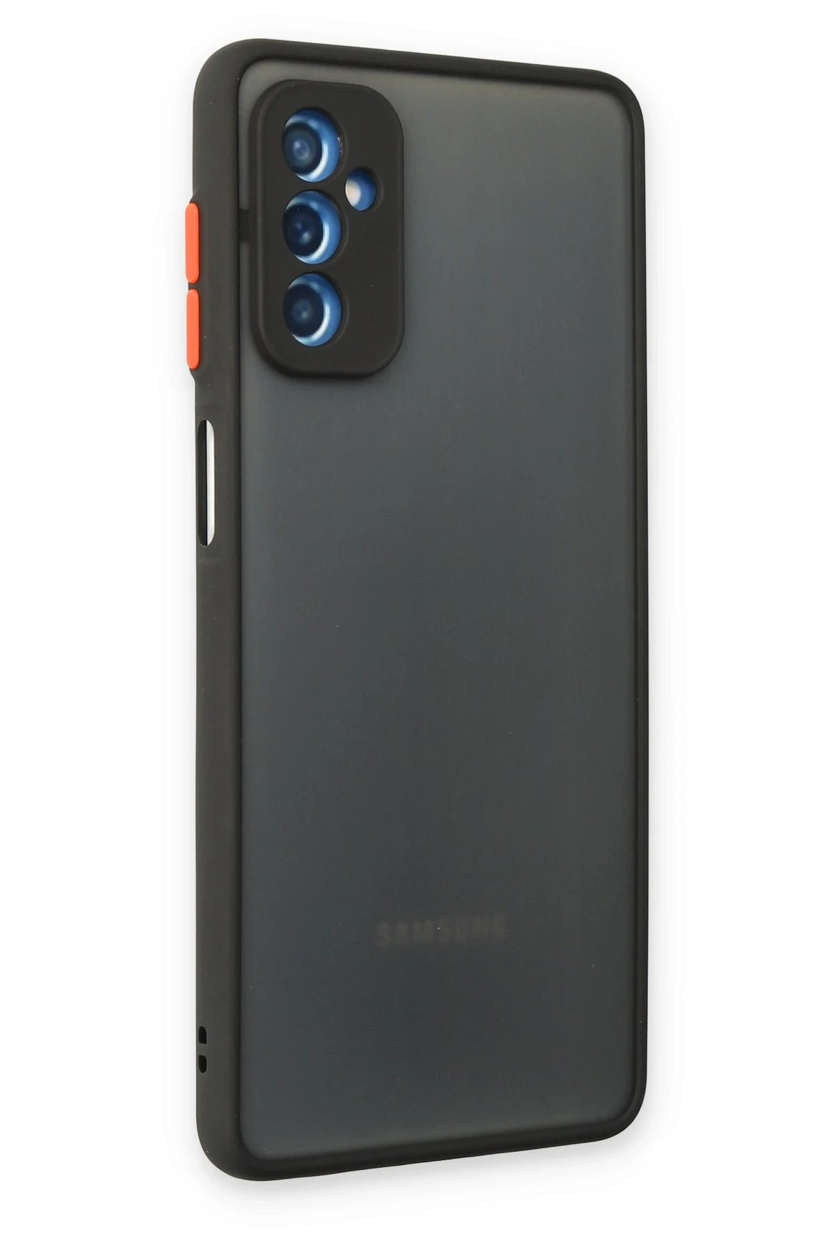 Newface Samsung Galaxy M52 5G Kılıf Montreal Silikon Kapak - Siyah