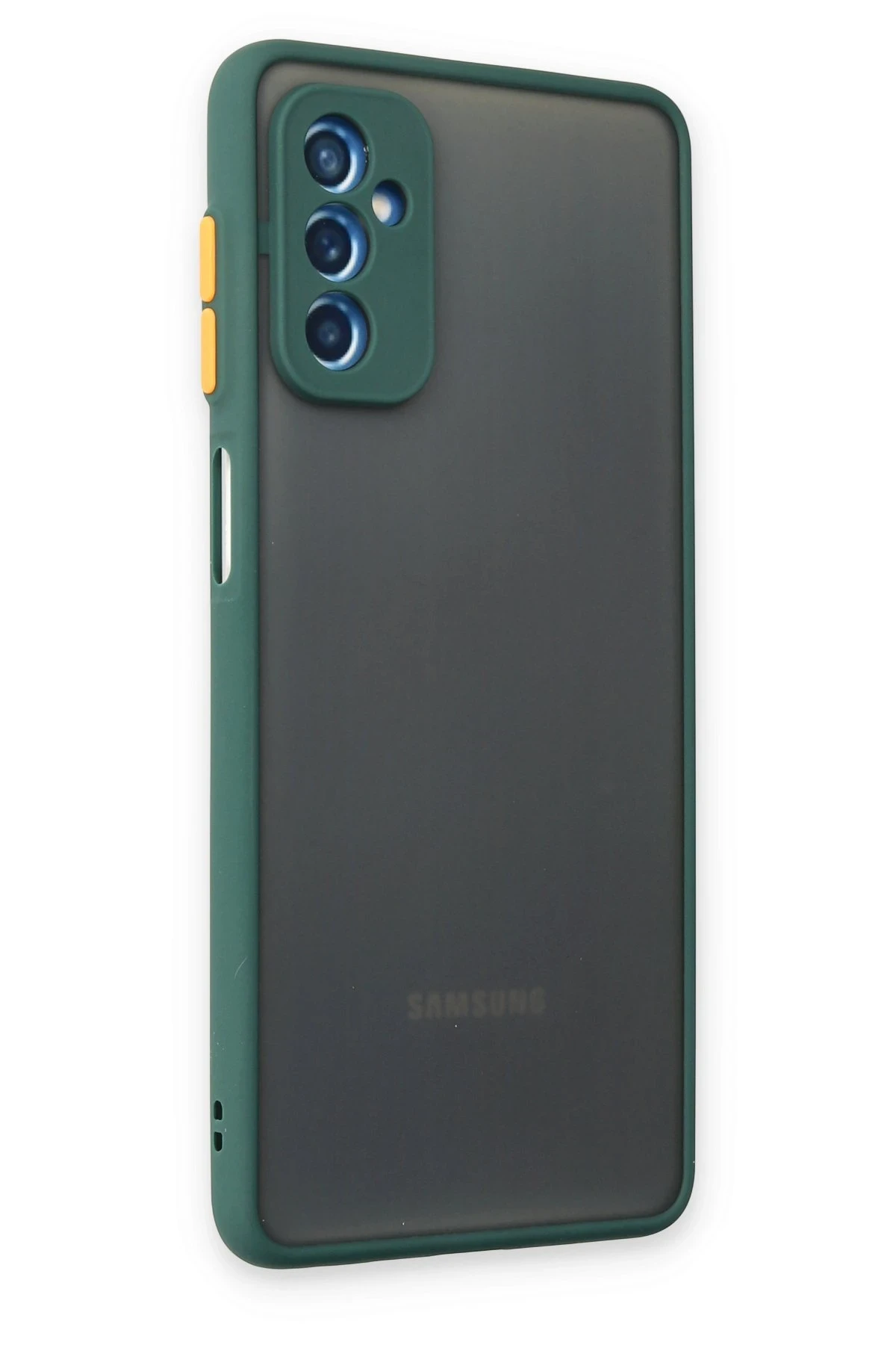 Newface Samsung Galaxy M52 5G Kılıf Montreal Silikon Kapak - Yeşil