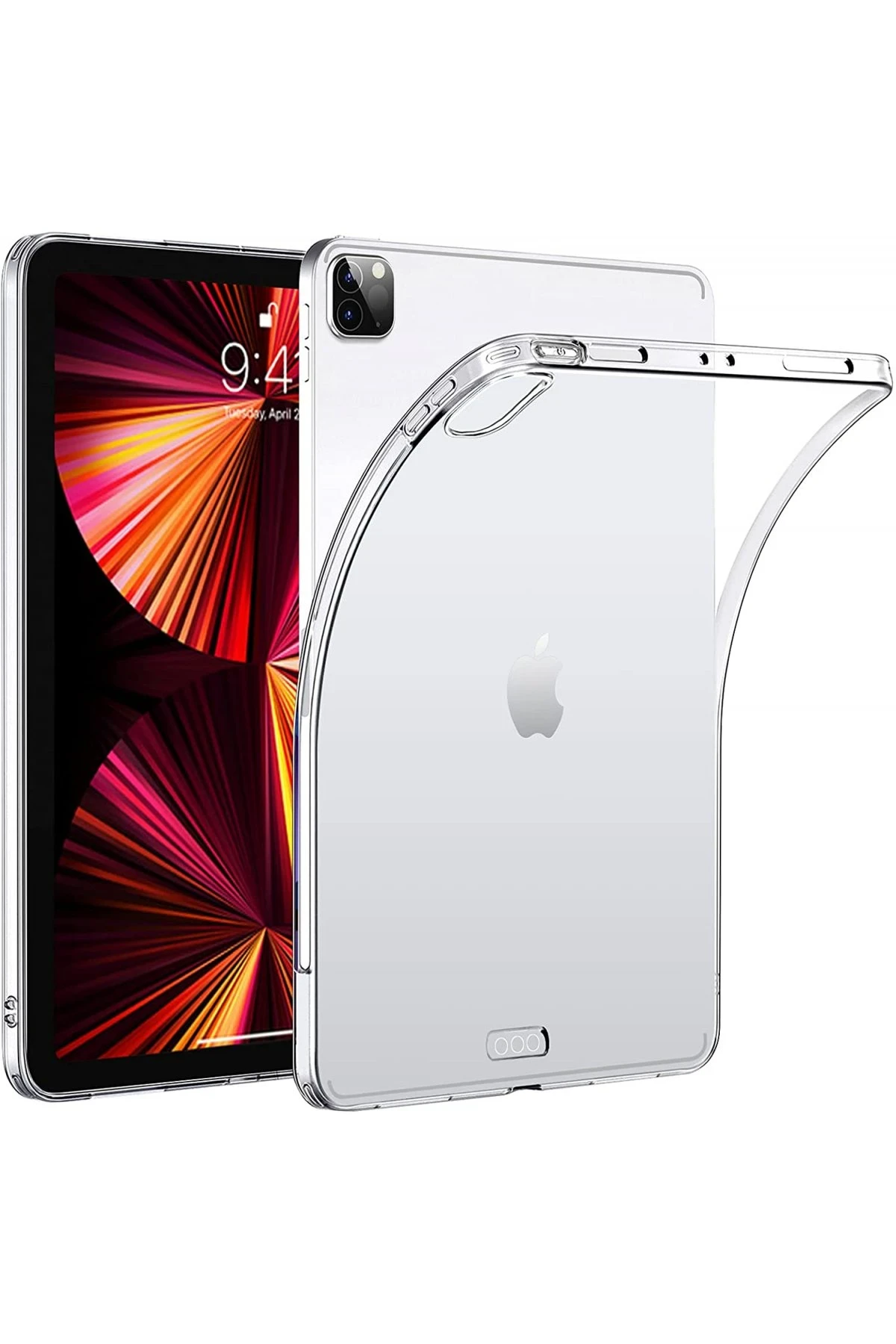 Newface iPad Pro 11 (2020) Kılıf Tablet Şeffaf Silikon