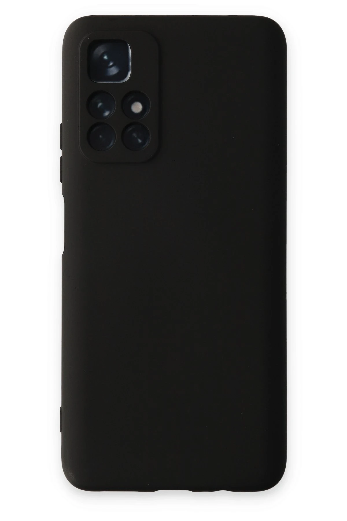Newface Xiaomi Redmi Note 11T Kılıf Nano içi Kadife Silikon - Siyah