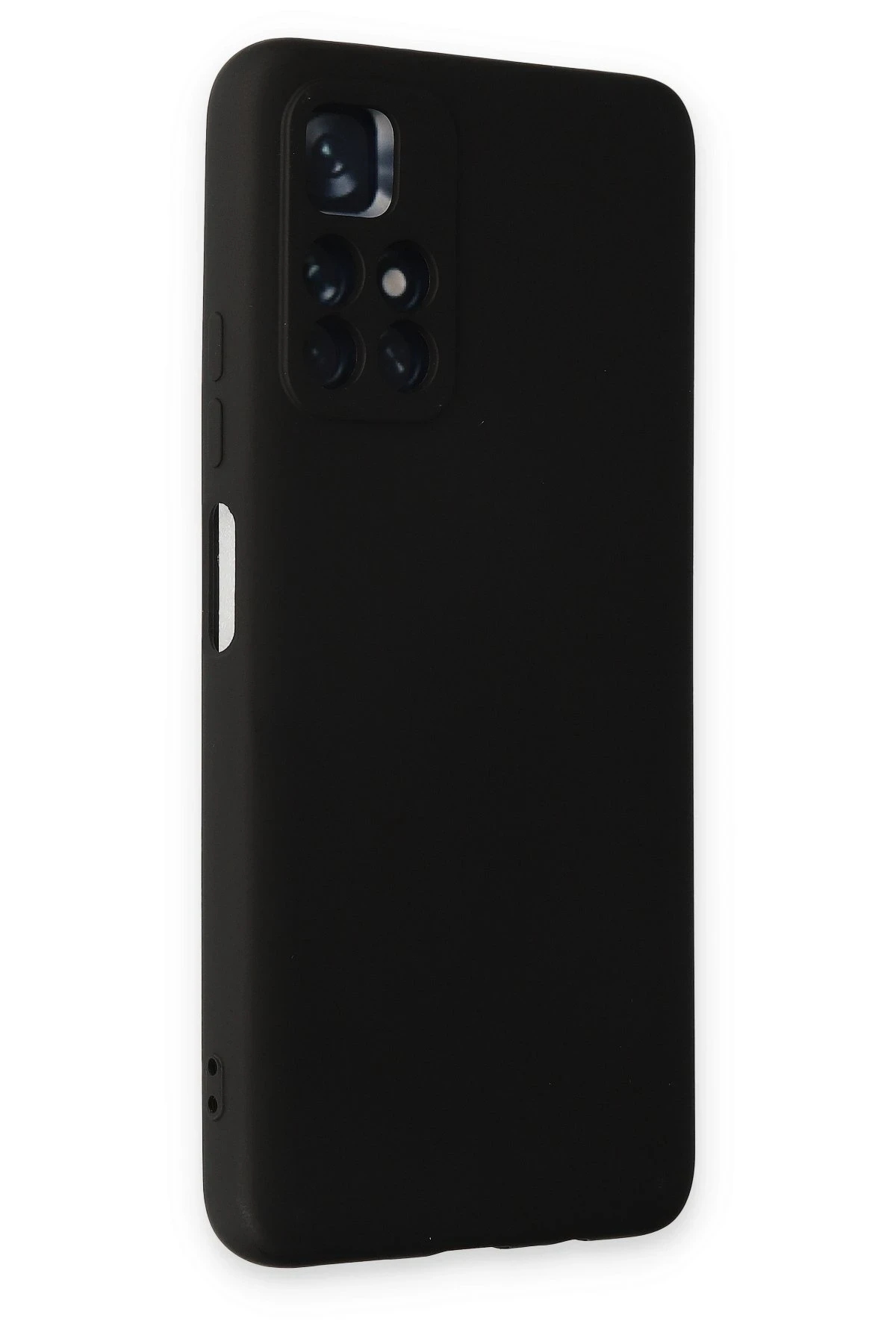 Newface Xiaomi Redmi Note 11T Kılıf Nano içi Kadife Silikon - Siyah