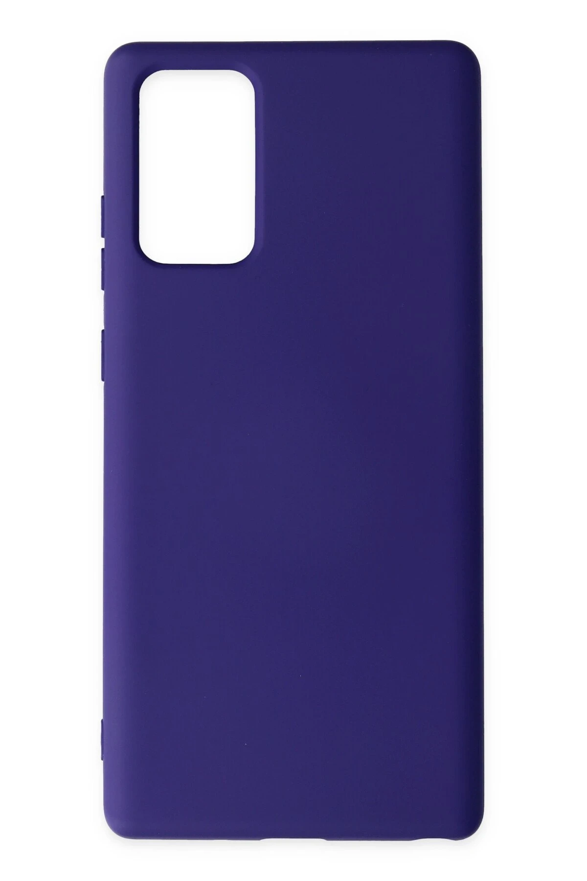 Newface Samsung Galaxy Note 20 Kılıf Nano içi Kadife Silikon - Mor
