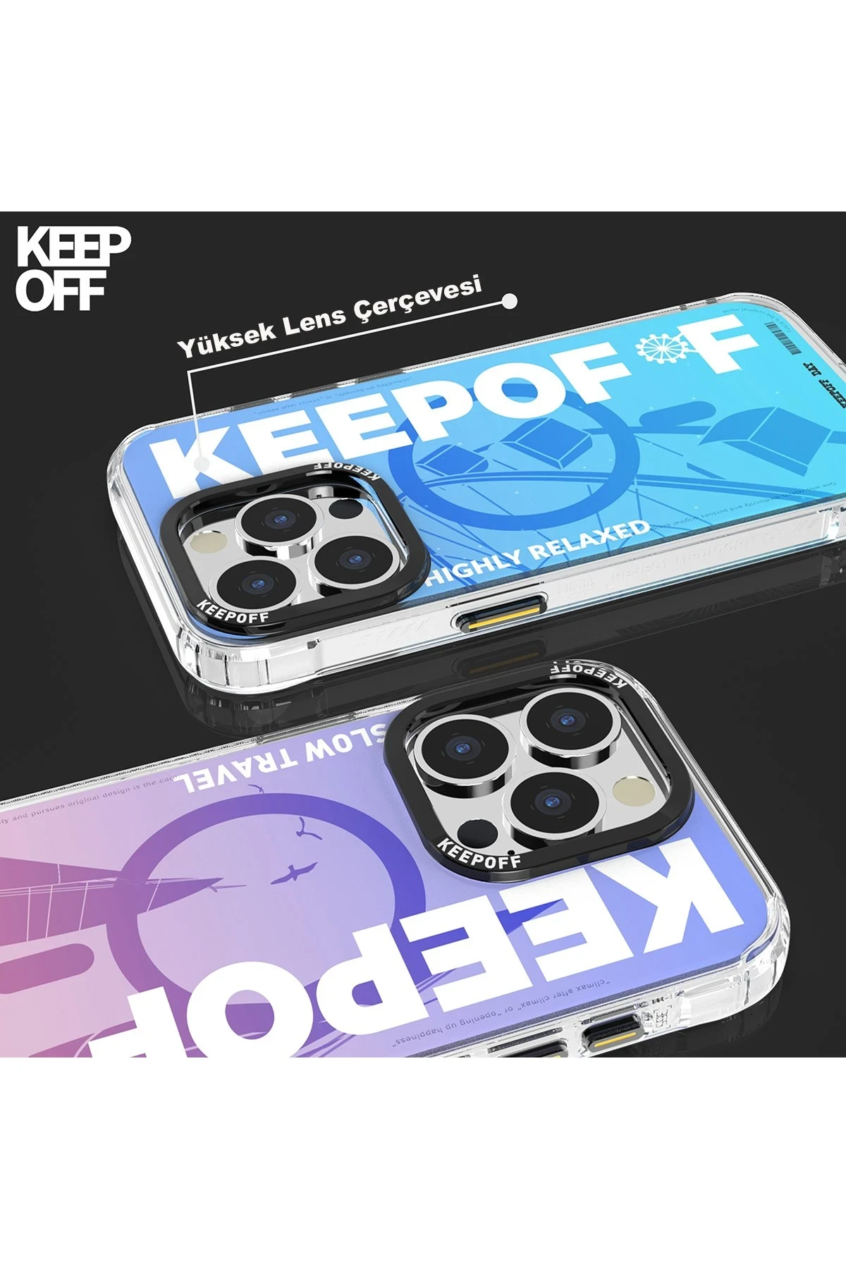 Keep Off Apple iPhone 15 Pro Summer Travel Magsafe Kapak - Starry Night — görsel 5