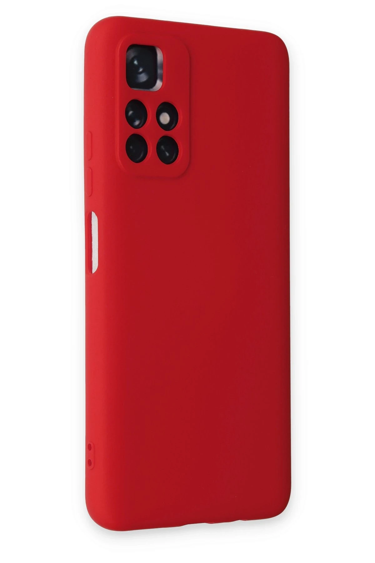 Newface Xiaomi Redmi Note 11T Kılıf Nano içi Kadife Silikon - Kırmızı
