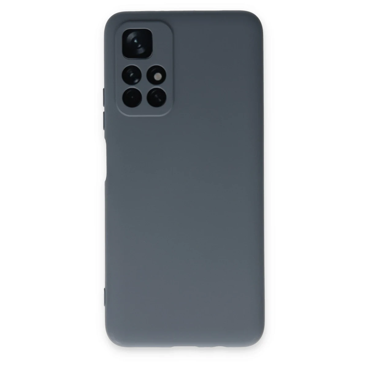 Newface Xiaomi Redmi Note 11T Kılıf Nano içi Kadife Silikon - Gri