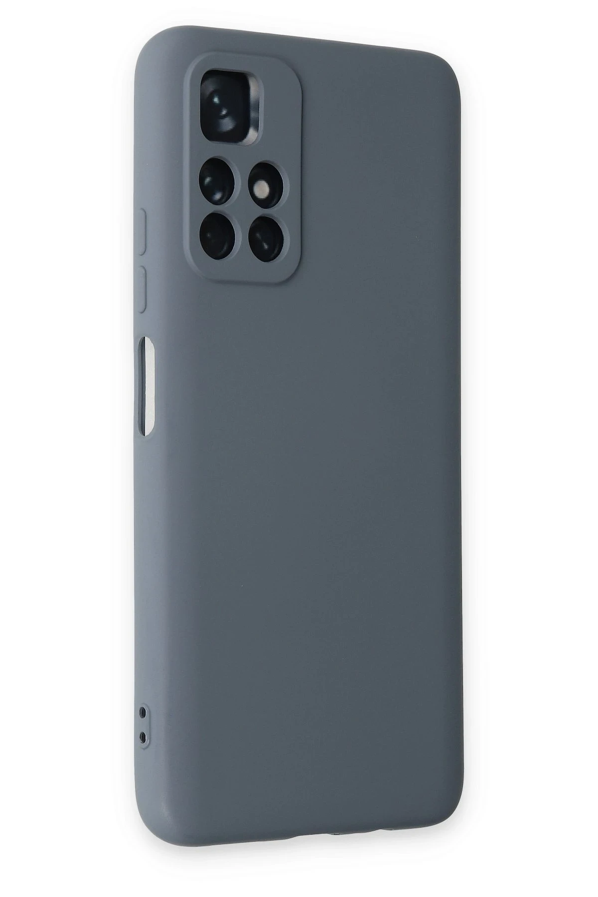 Newface Xiaomi Redmi Note 11T Kılıf Nano içi Kadife Silikon - Gri
