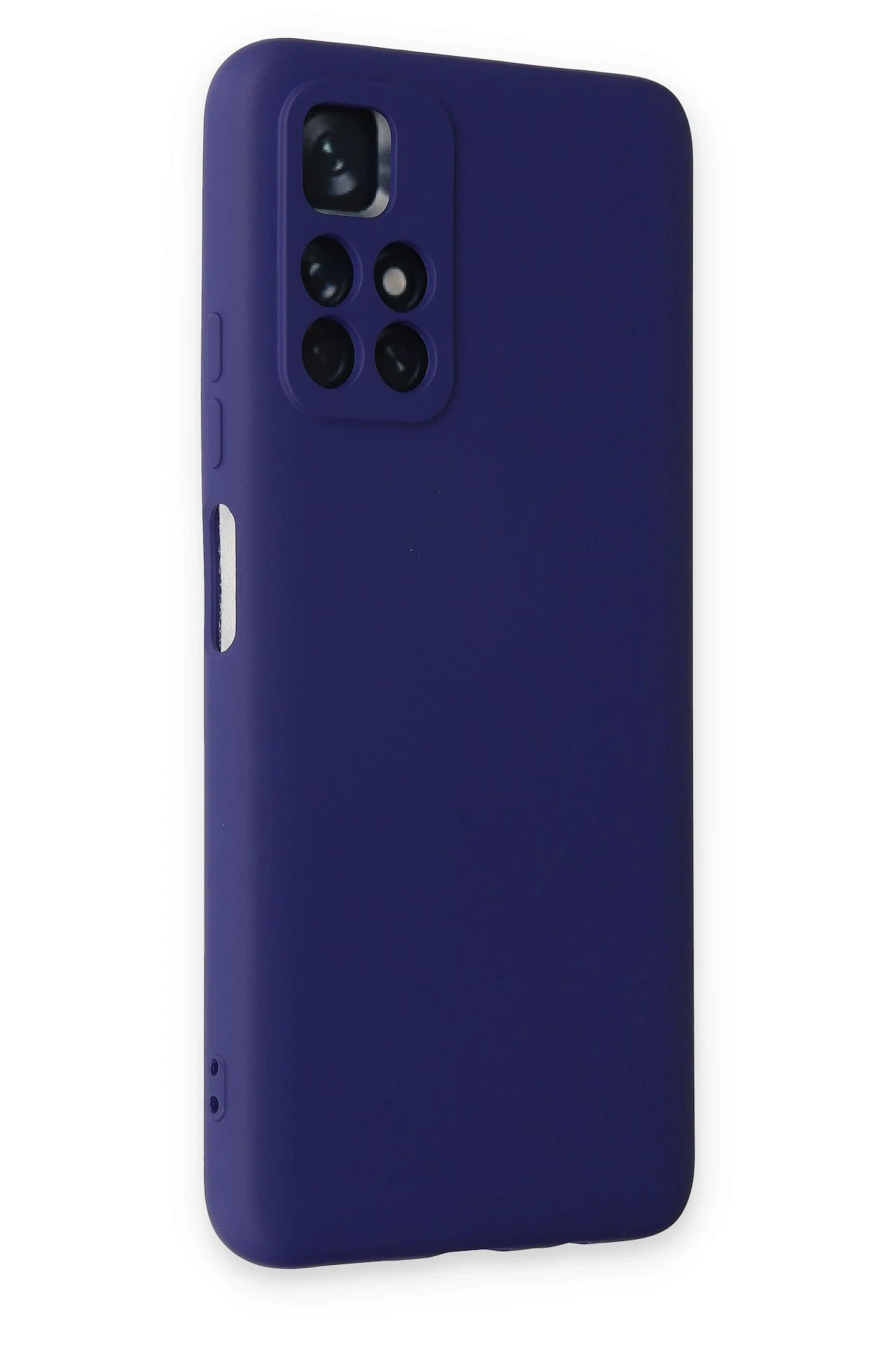 Newface Xiaomi Redmi Note 11T Kılıf Nano içi Kadife Silikon - Mor