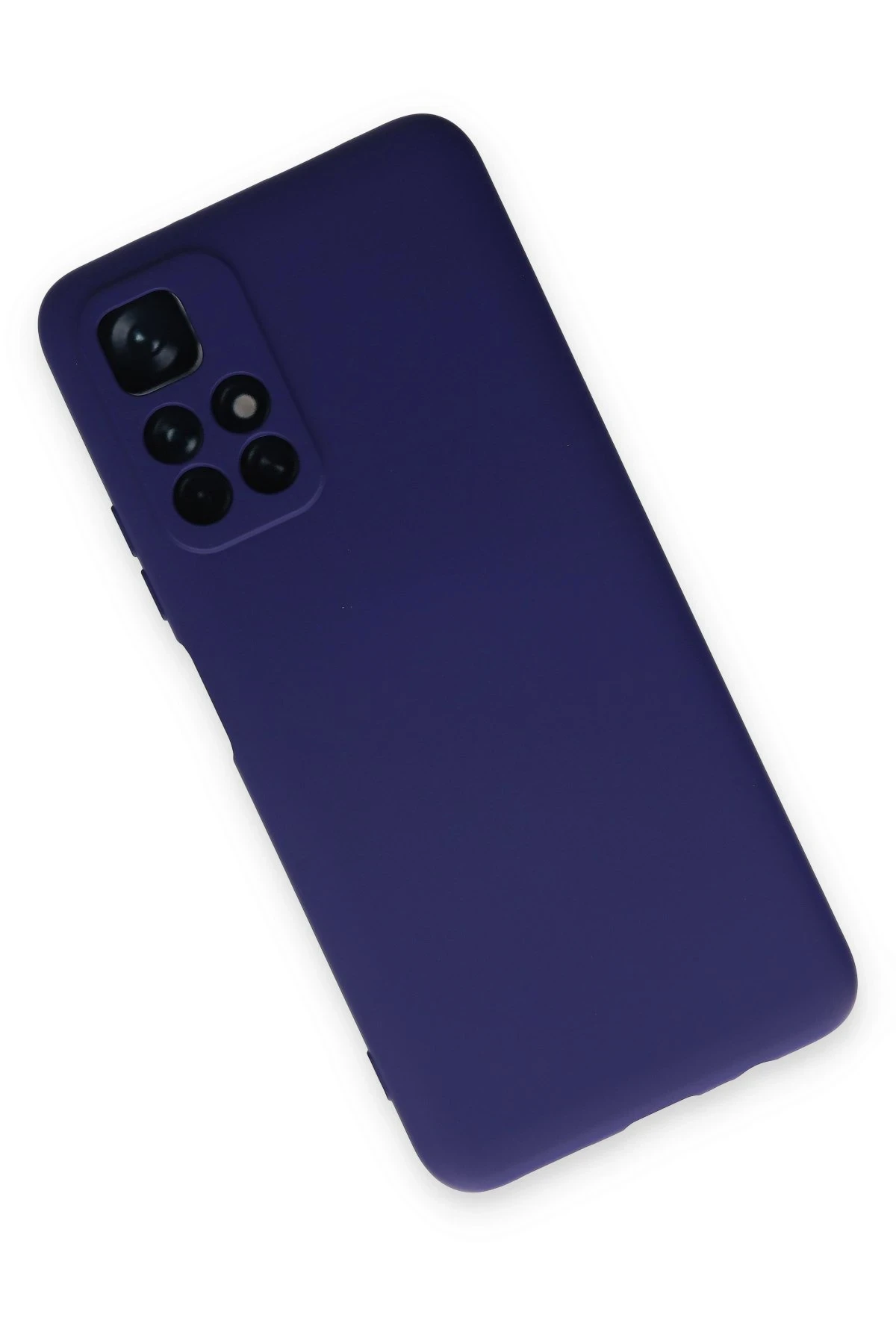 Newface Xiaomi Redmi Note 11T Kılıf Nano içi Kadife Silikon - Mor