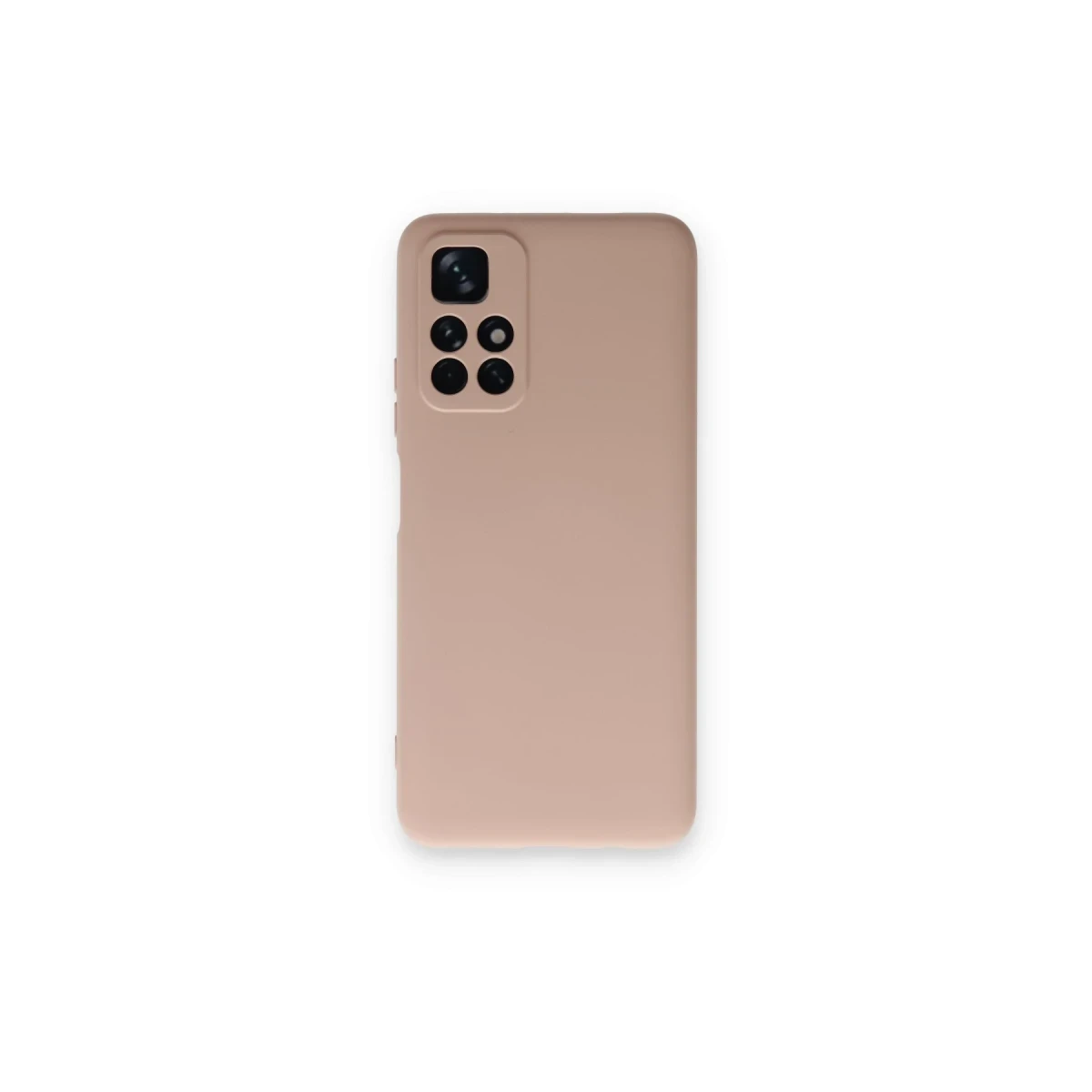 Newface Xiaomi Redmi Note 11T Kılıf Nano içi Kadife Silikon - Pudra