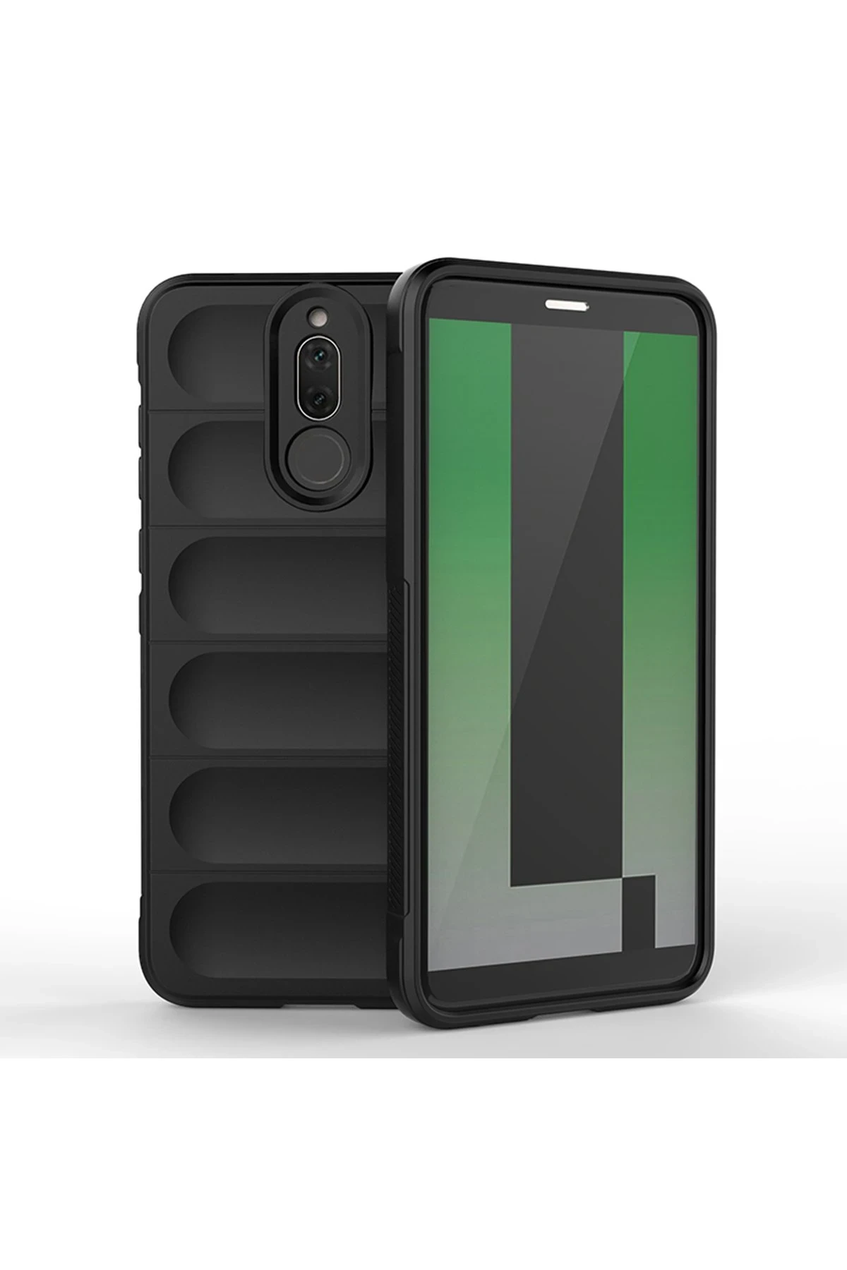 Newface Huawei Mate 10 Lite Kılıf Optimum Silikon - Siyah