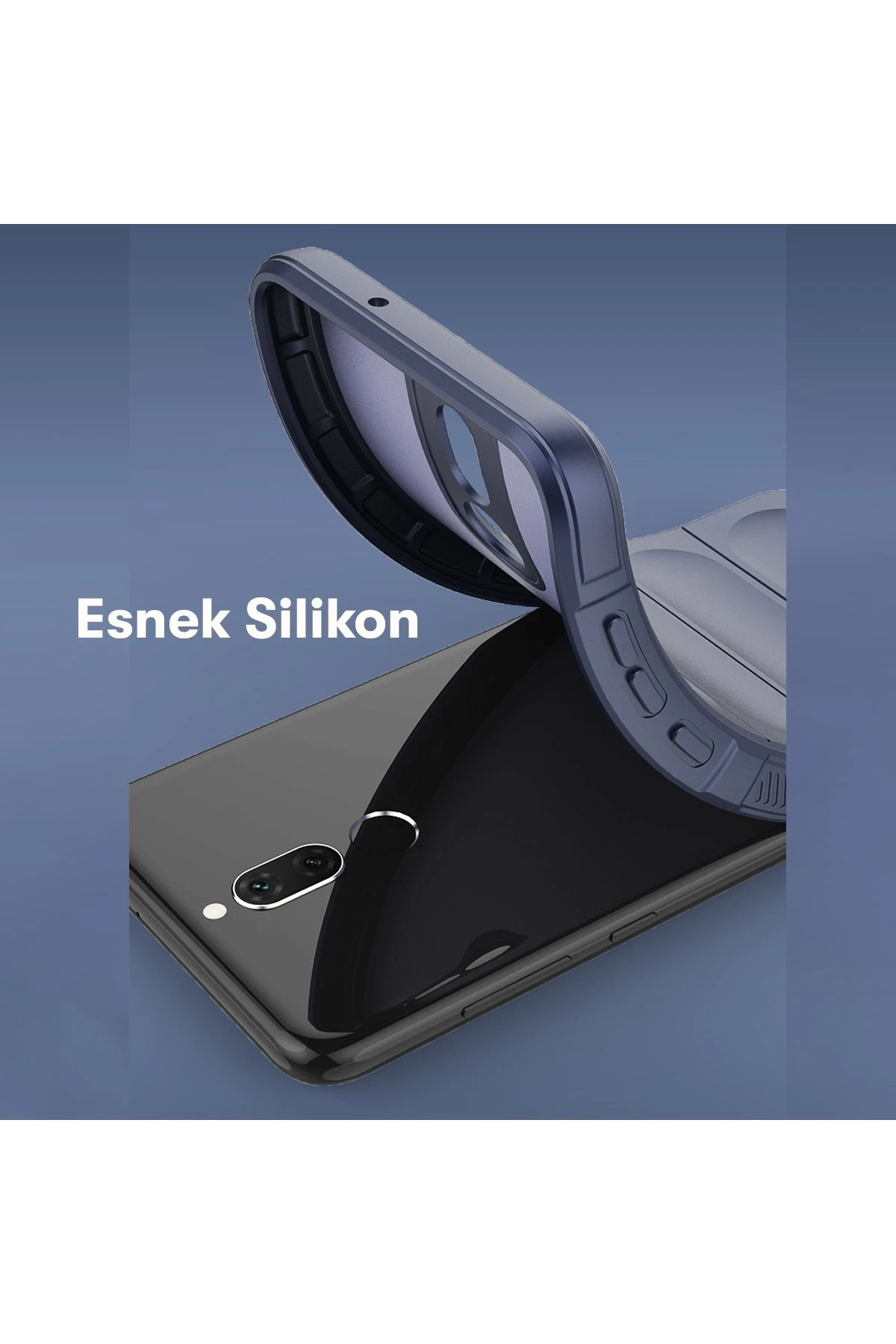 Newface Huawei Mate 10 Lite Kılıf Optimum Silikon - Kırmızı