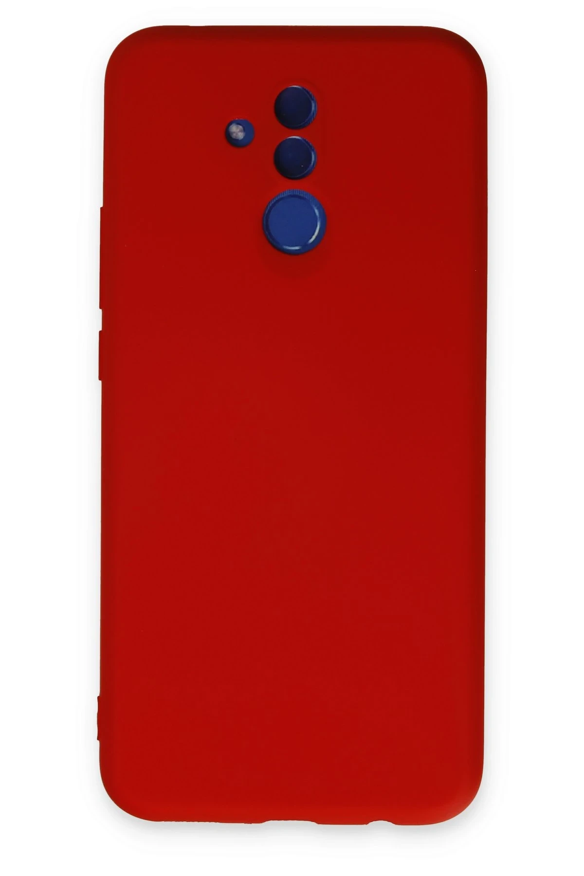 Newface Huawei Mate 20 Lite Kılıf Nano içi Kadife Silikon - Kırmızı