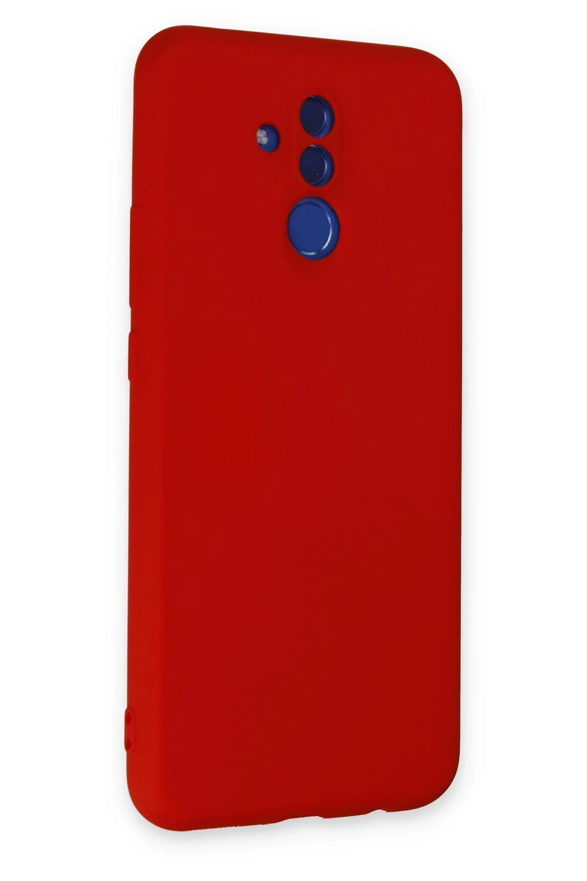Newface Huawei Mate 20 Lite Kılıf Nano içi Kadife Silikon - Kırmızı