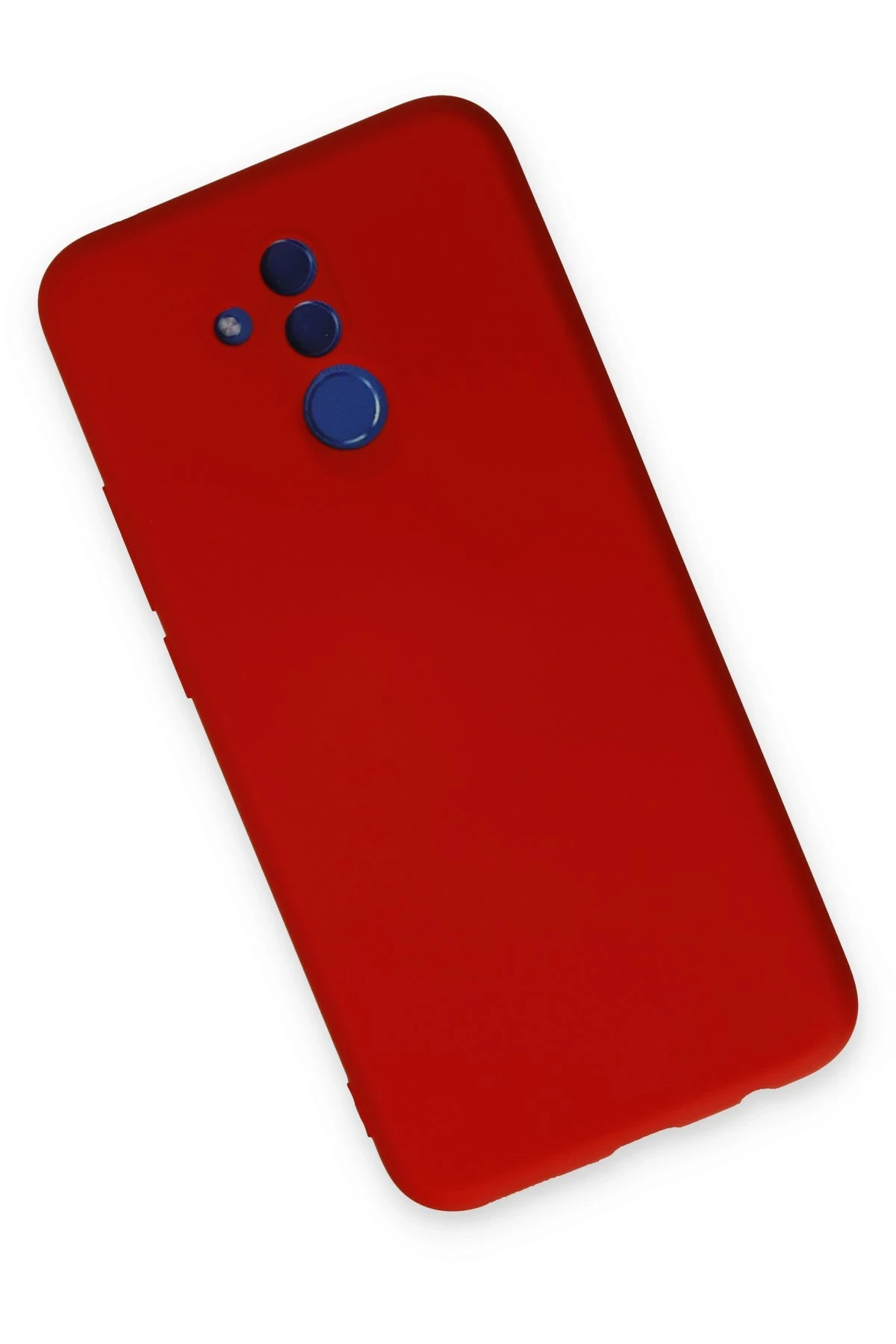 Newface Huawei Mate 20 Lite Kılıf Nano içi Kadife Silikon - Kırmızı