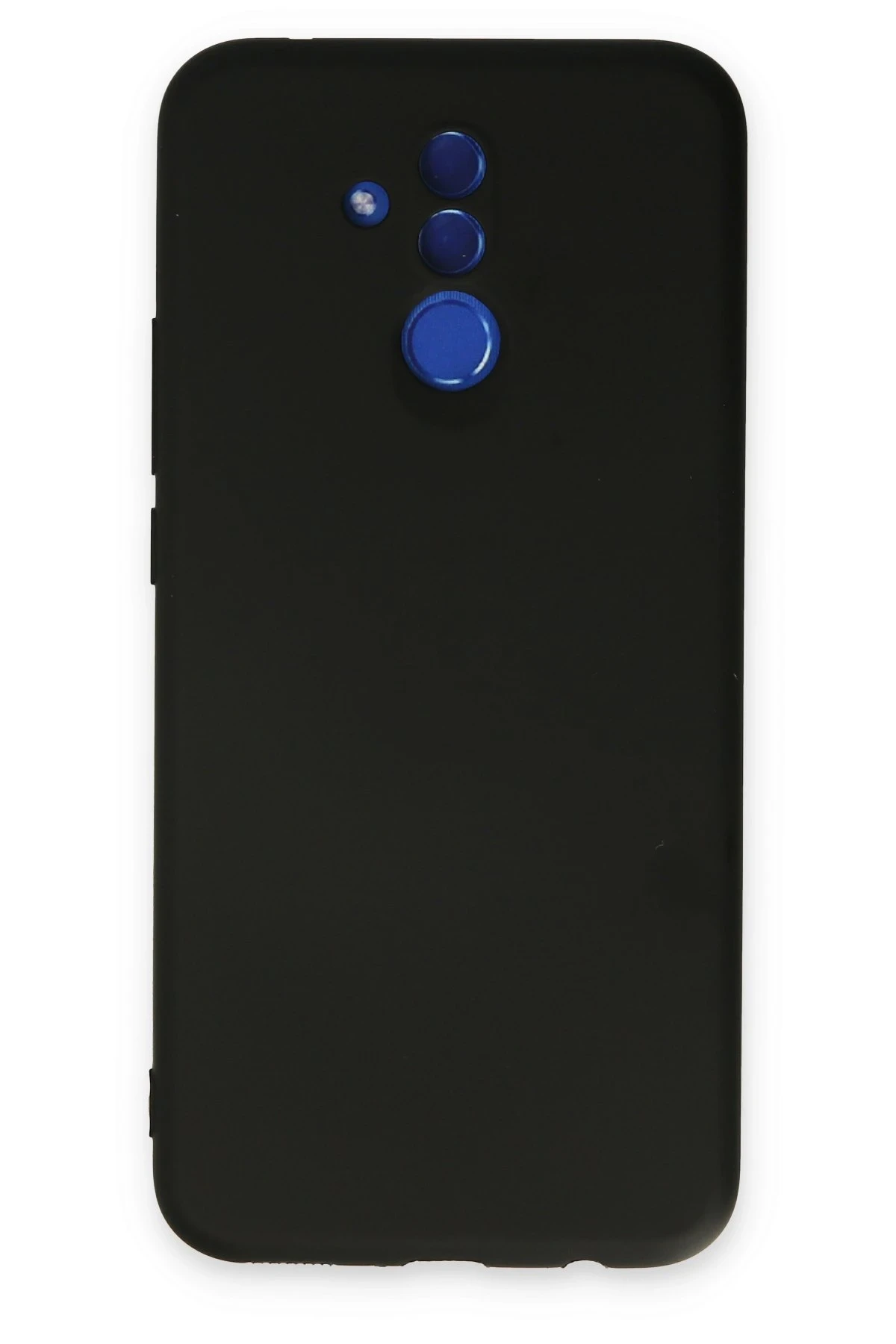 Newface Huawei Mate 20 Lite Kılıf Nano içi Kadife Silikon - Siyah