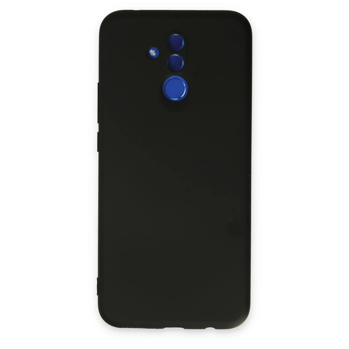 Newface Huawei Mate 20 Lite Kılıf Nano içi Kadife Silikon - Siyah