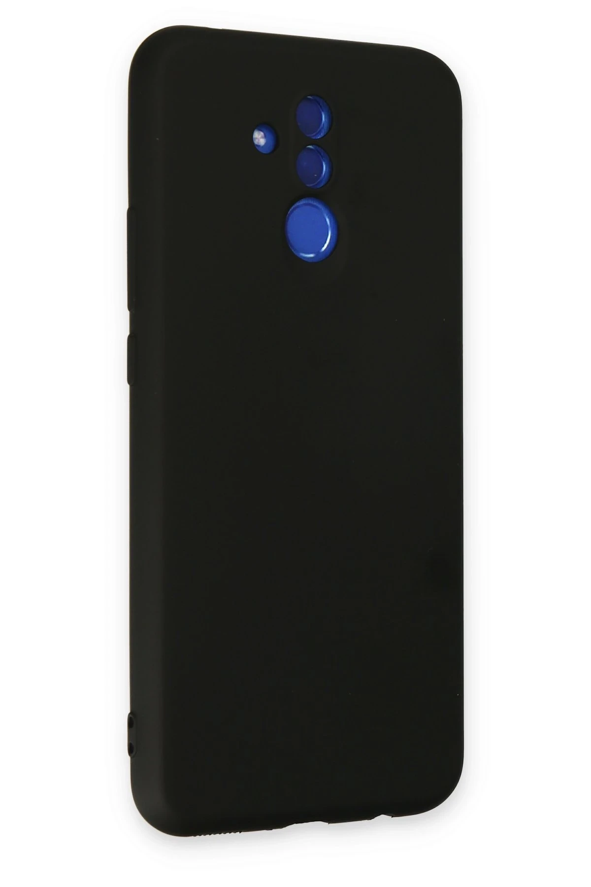 Newface Huawei Mate 20 Lite Kılıf Nano içi Kadife Silikon - Siyah